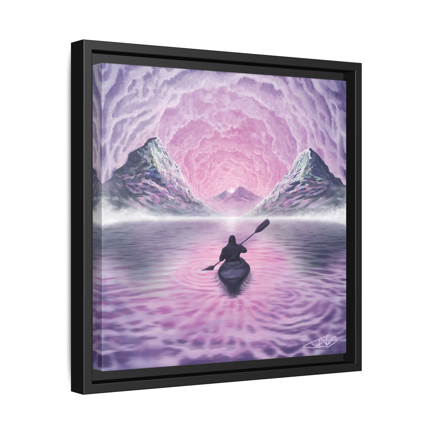 "Still Afloat" Framed canvas print