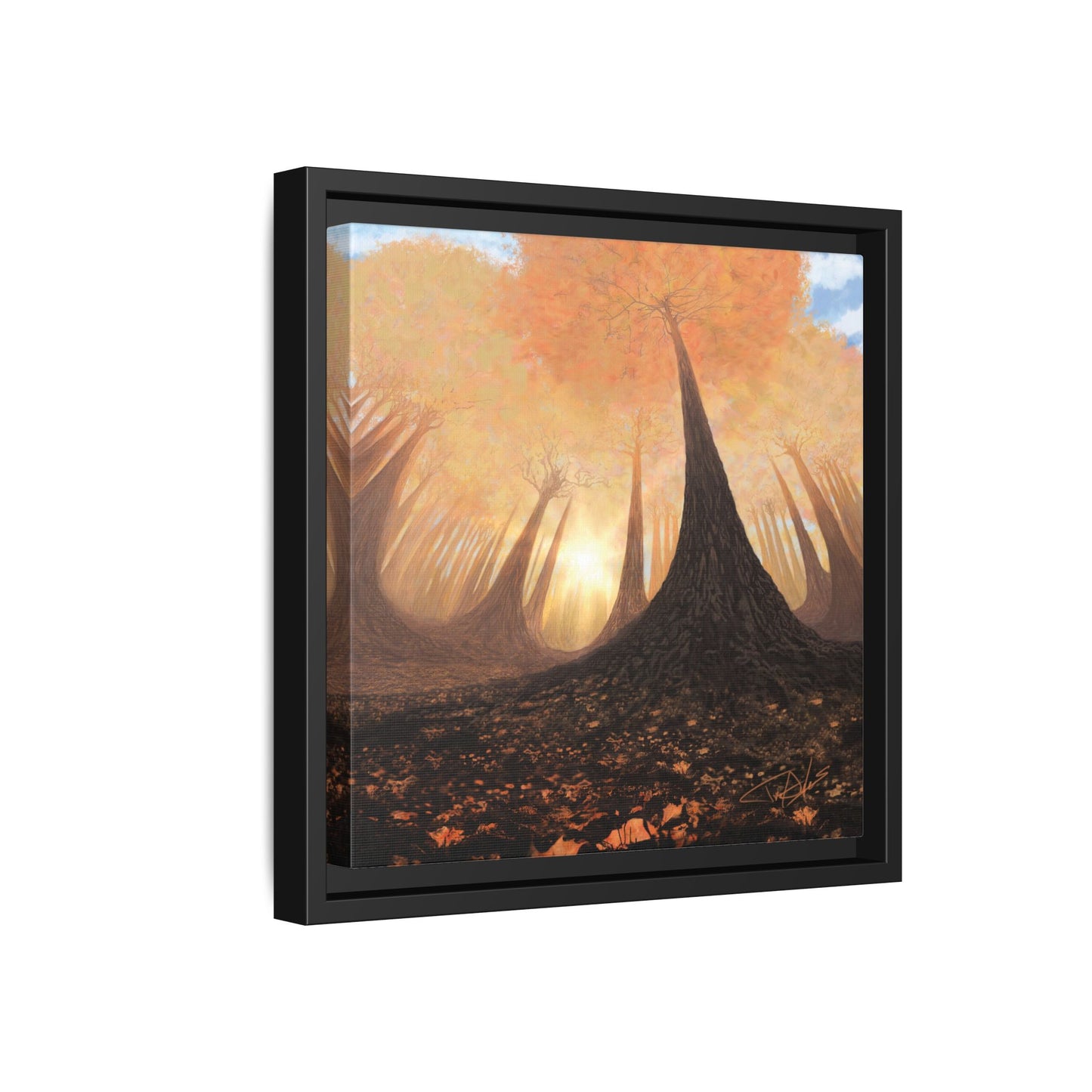 "Fall Painting" Framed canvas