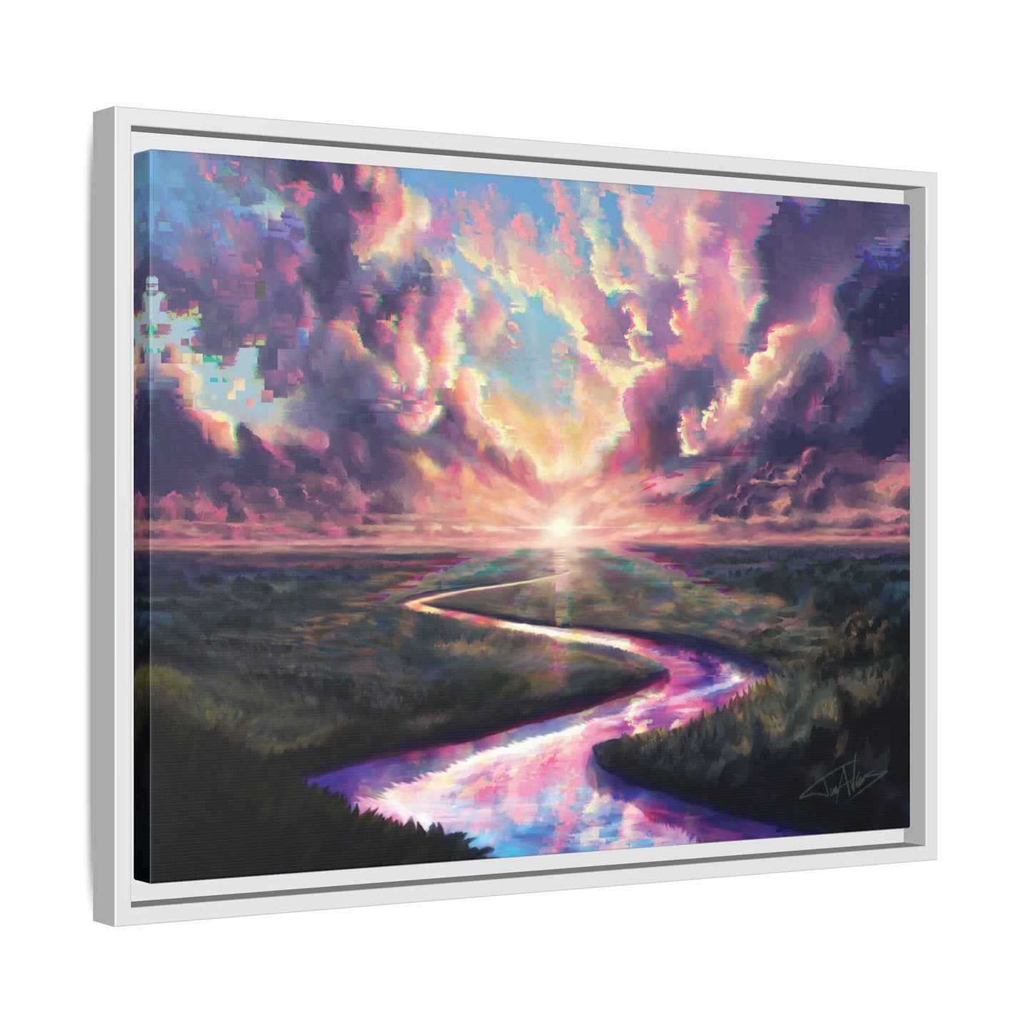 "New Horizon" Framed canvas