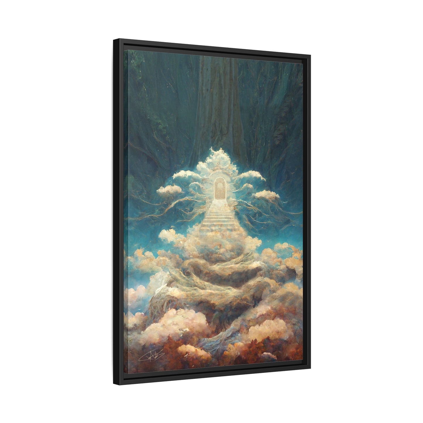 "Stairway to Heaven" Framed canvas