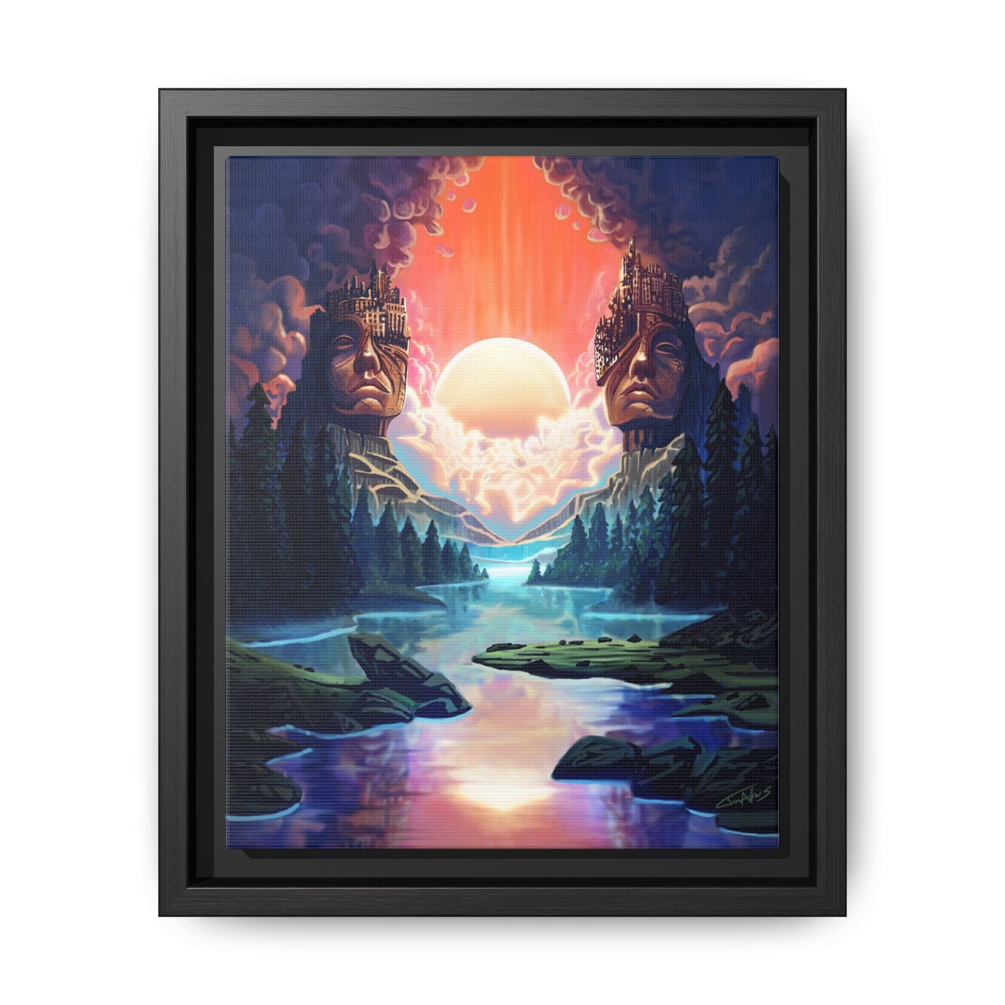 "Our Ruins" Framed canvas