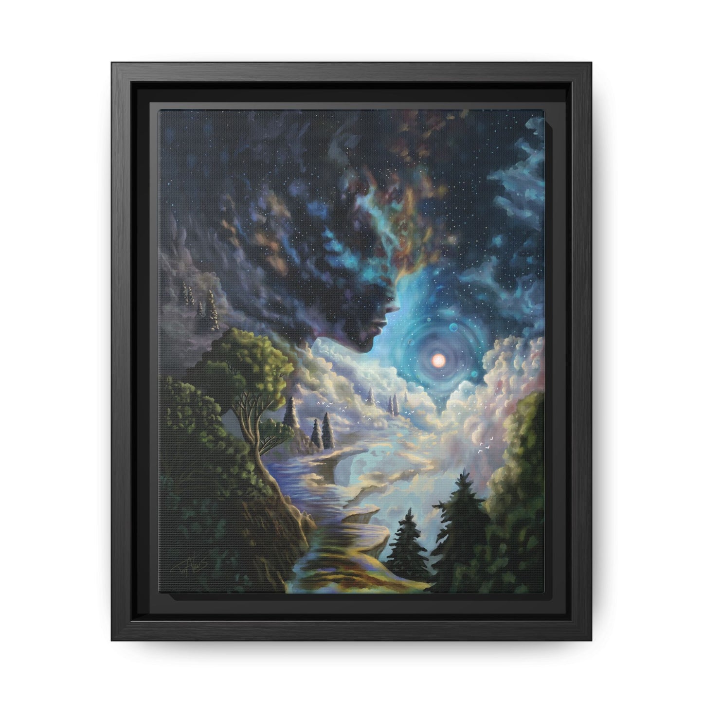 "Ascension" Framed canvas