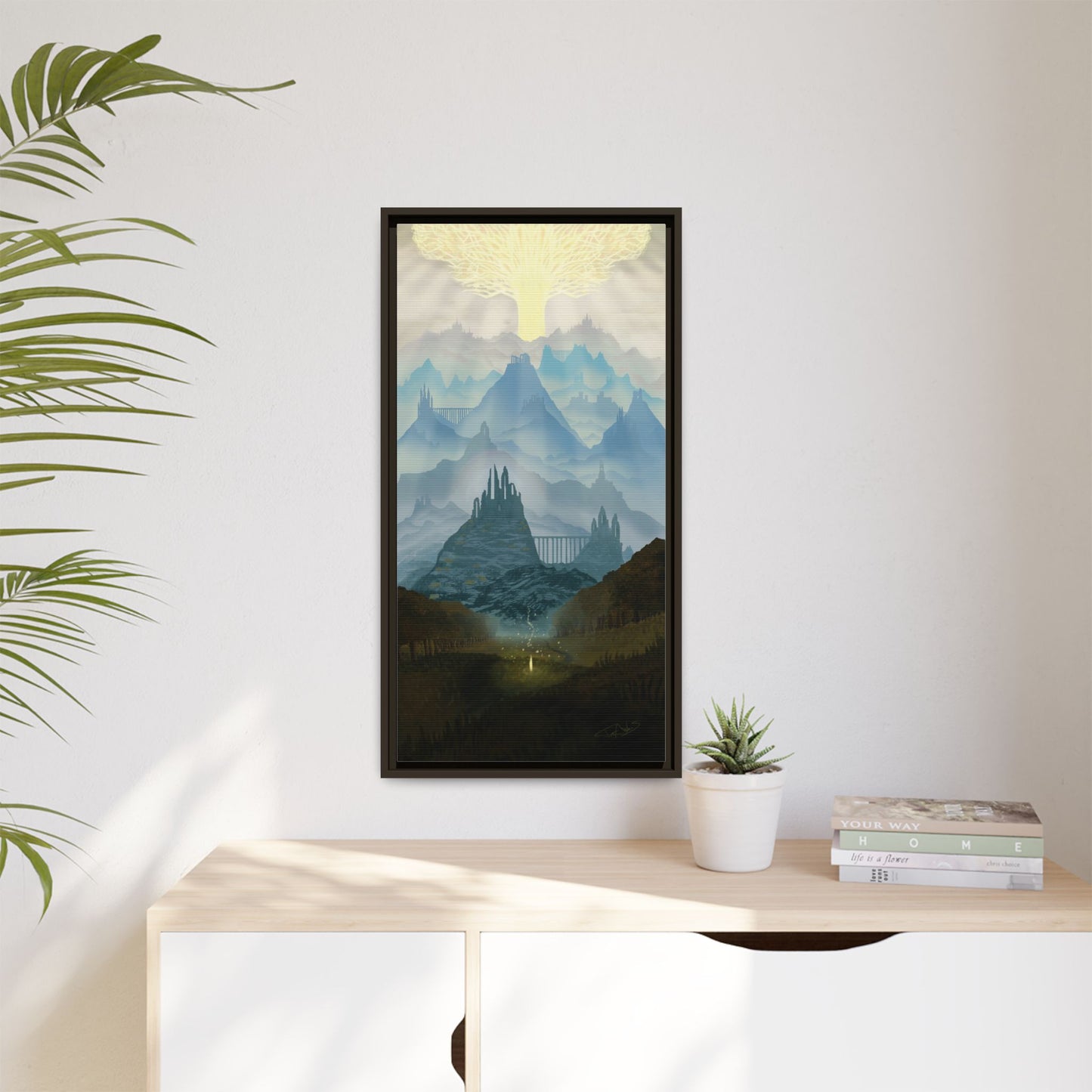 "Lands Between" Framed canvas