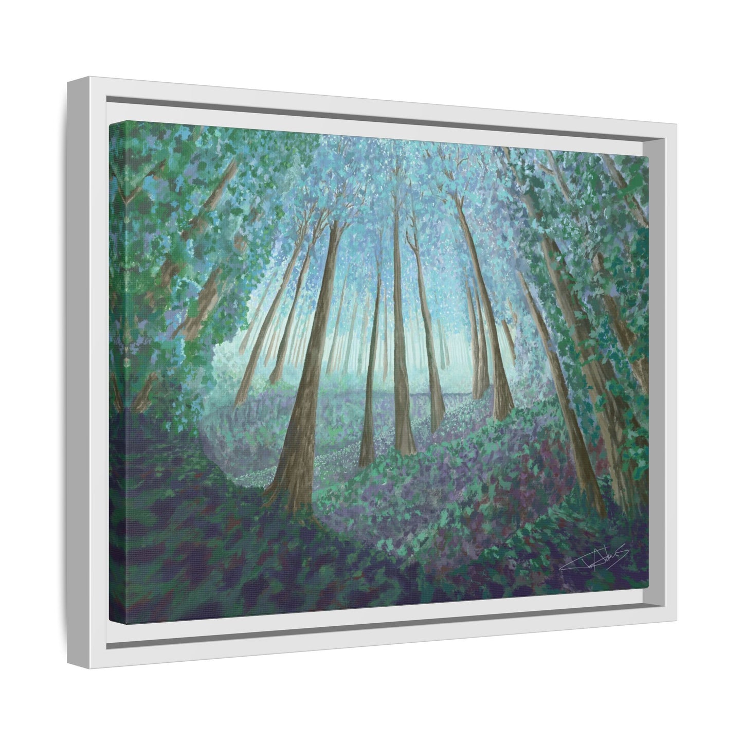 "Cathedral of Trees" Framed canvas