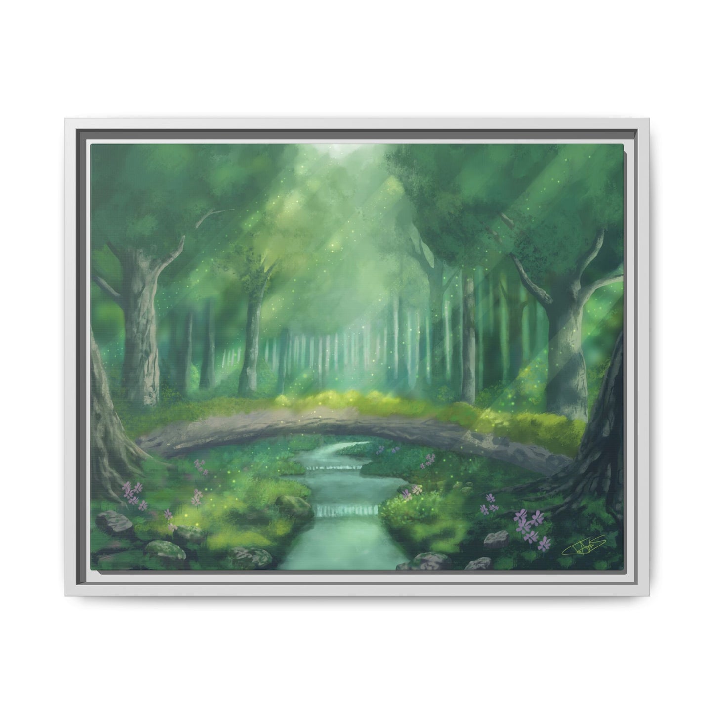"Lost Woods" Framed canvas