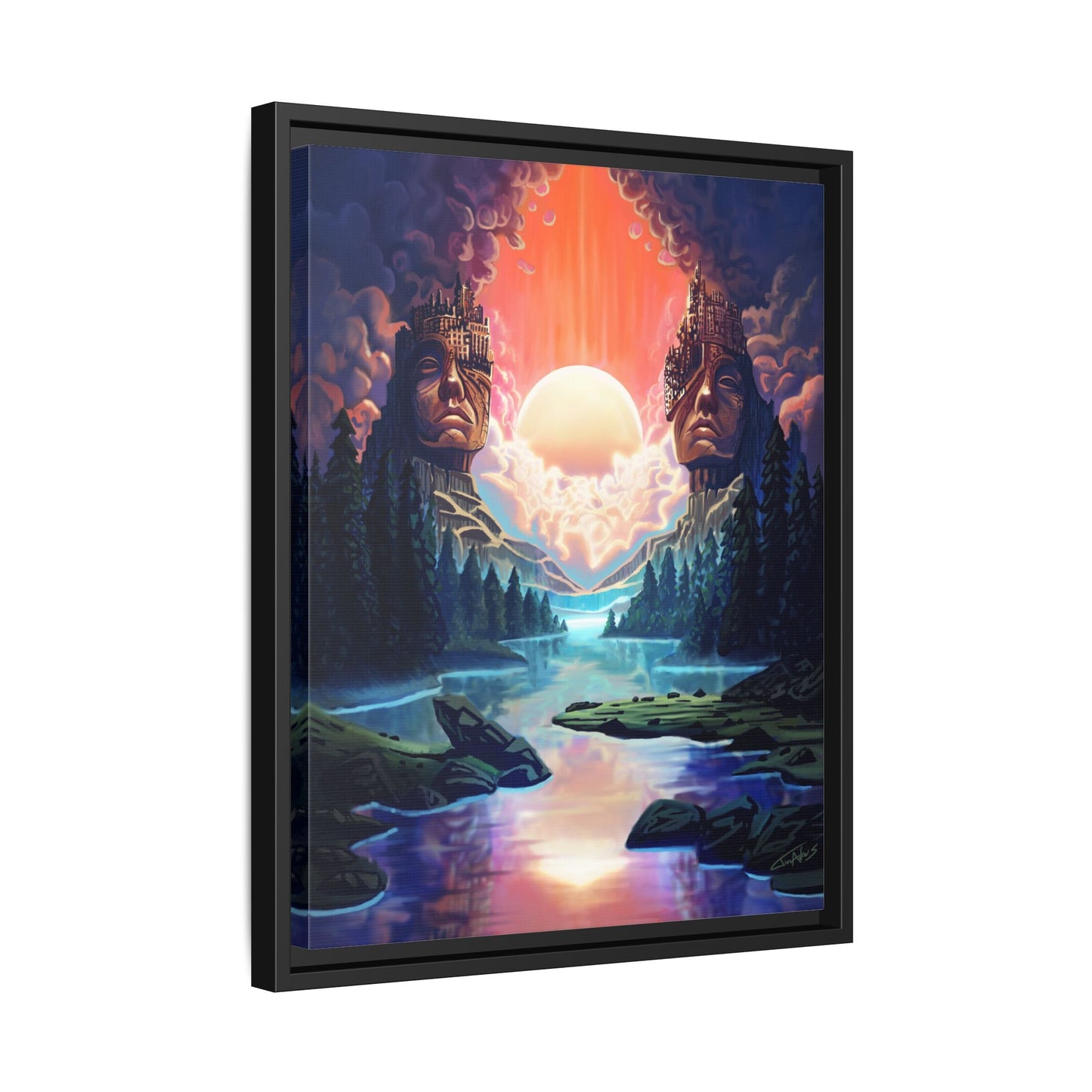 "Our Ruins" Framed canvas