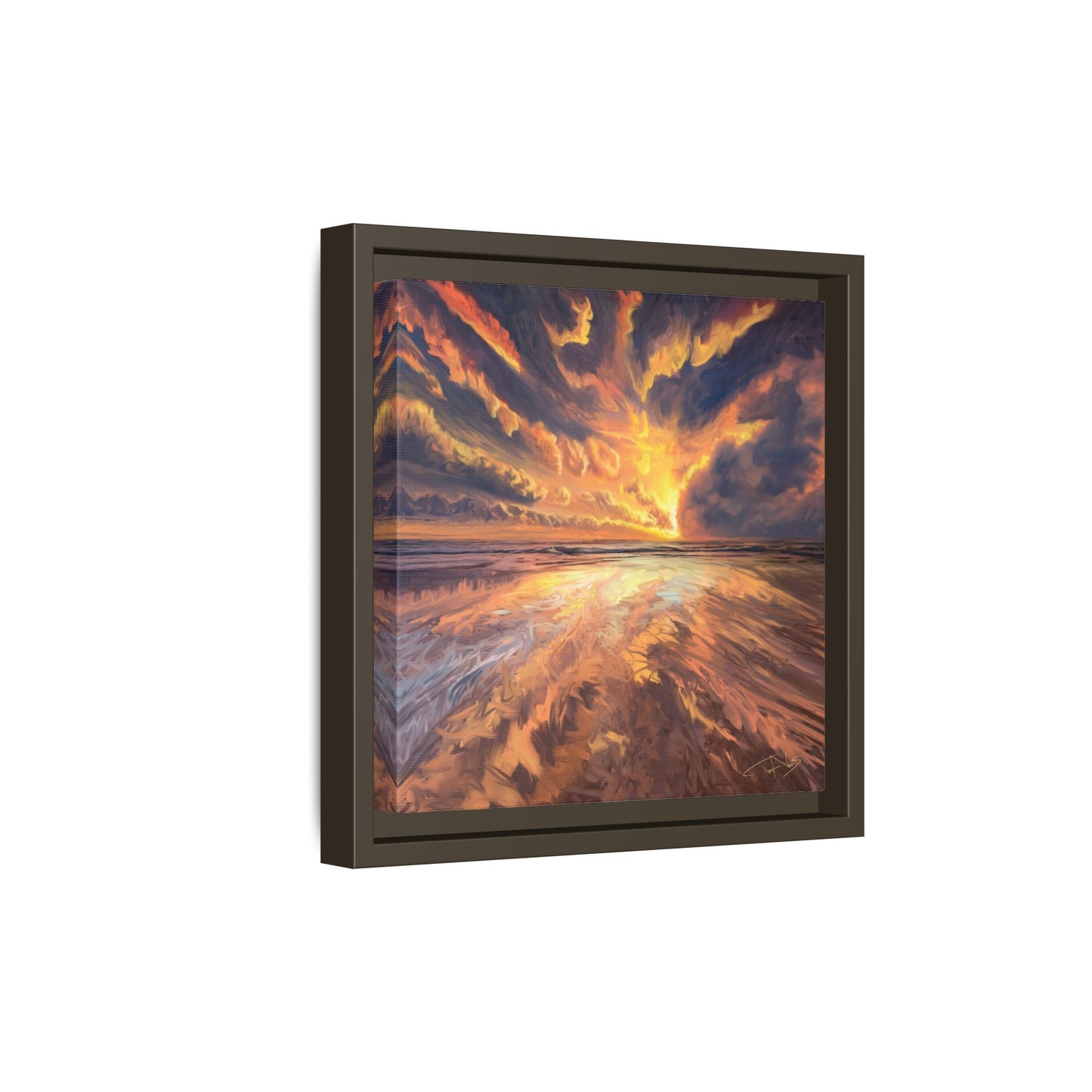 "Approaching the Infinite" Framed canvas