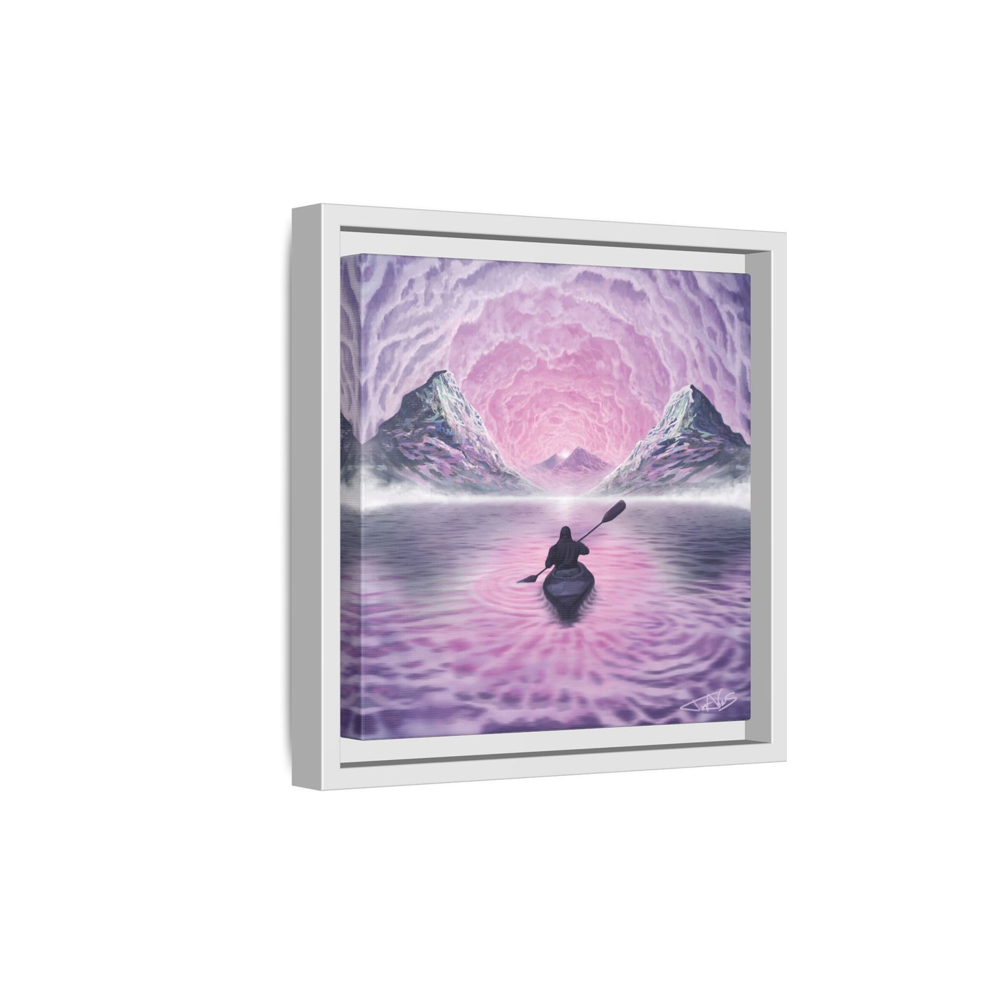 "Still Afloat" Framed canvas print