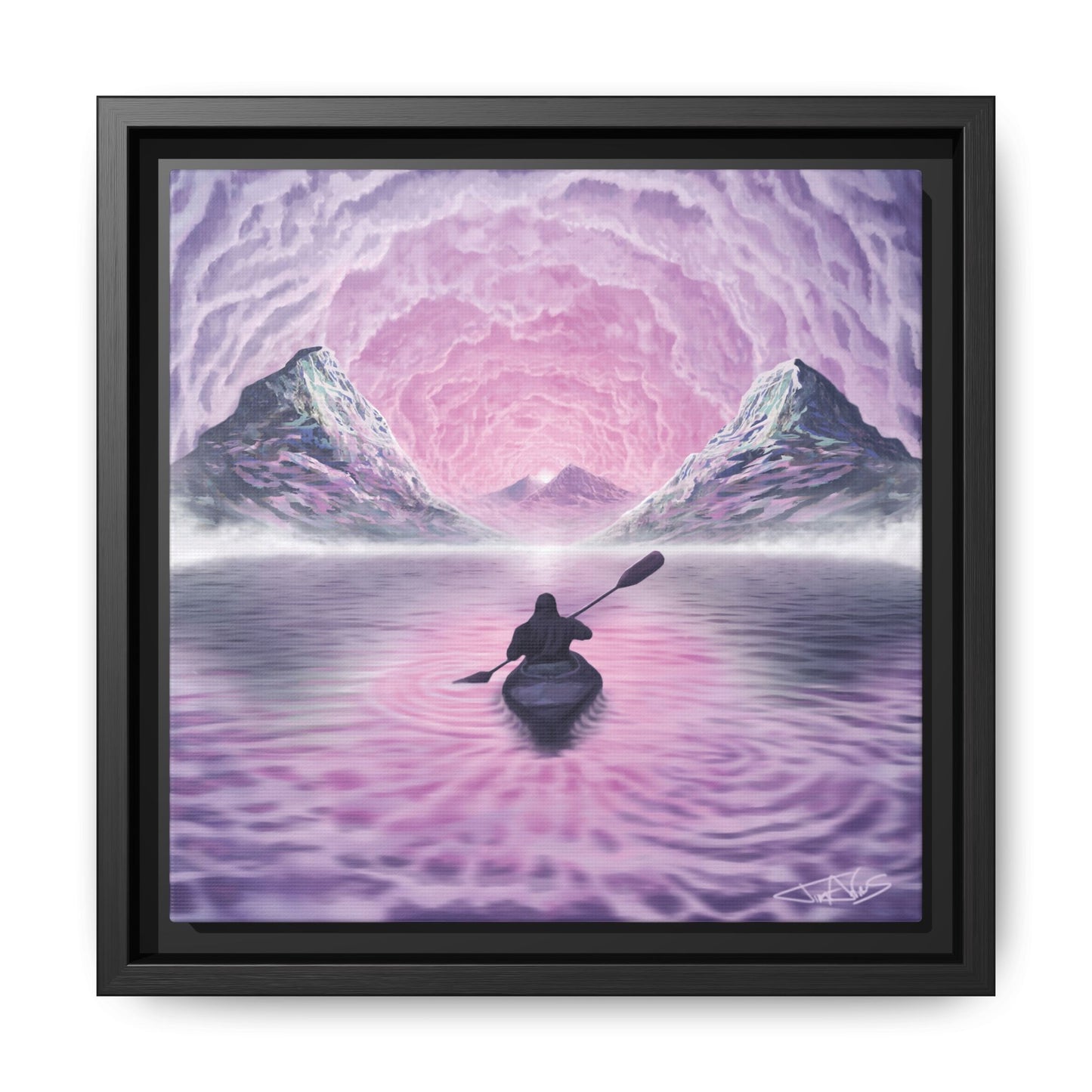 "Still Afloat" Framed canvas print