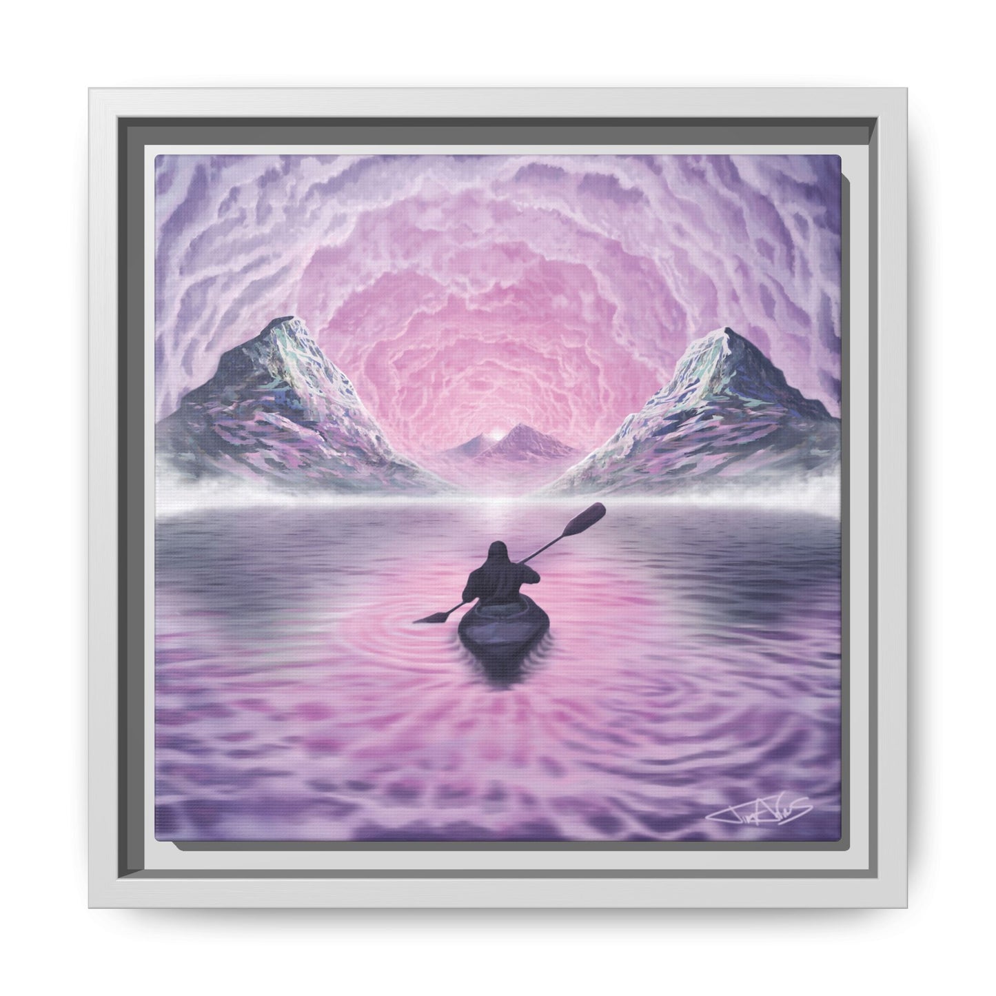 "Still Afloat" Framed canvas print