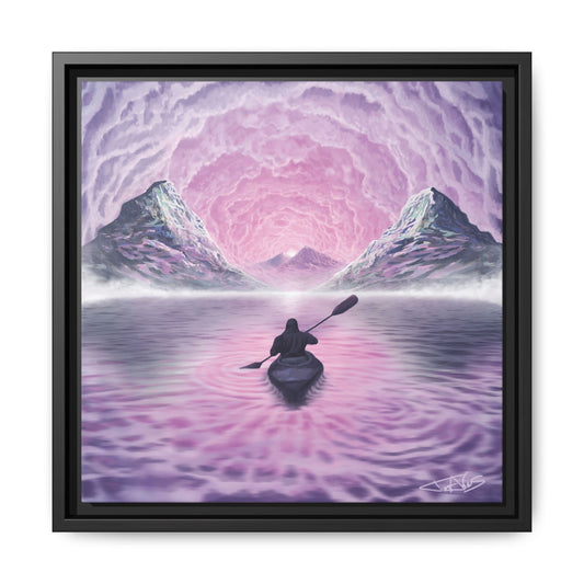 "Still Afloat" Framed canvas print