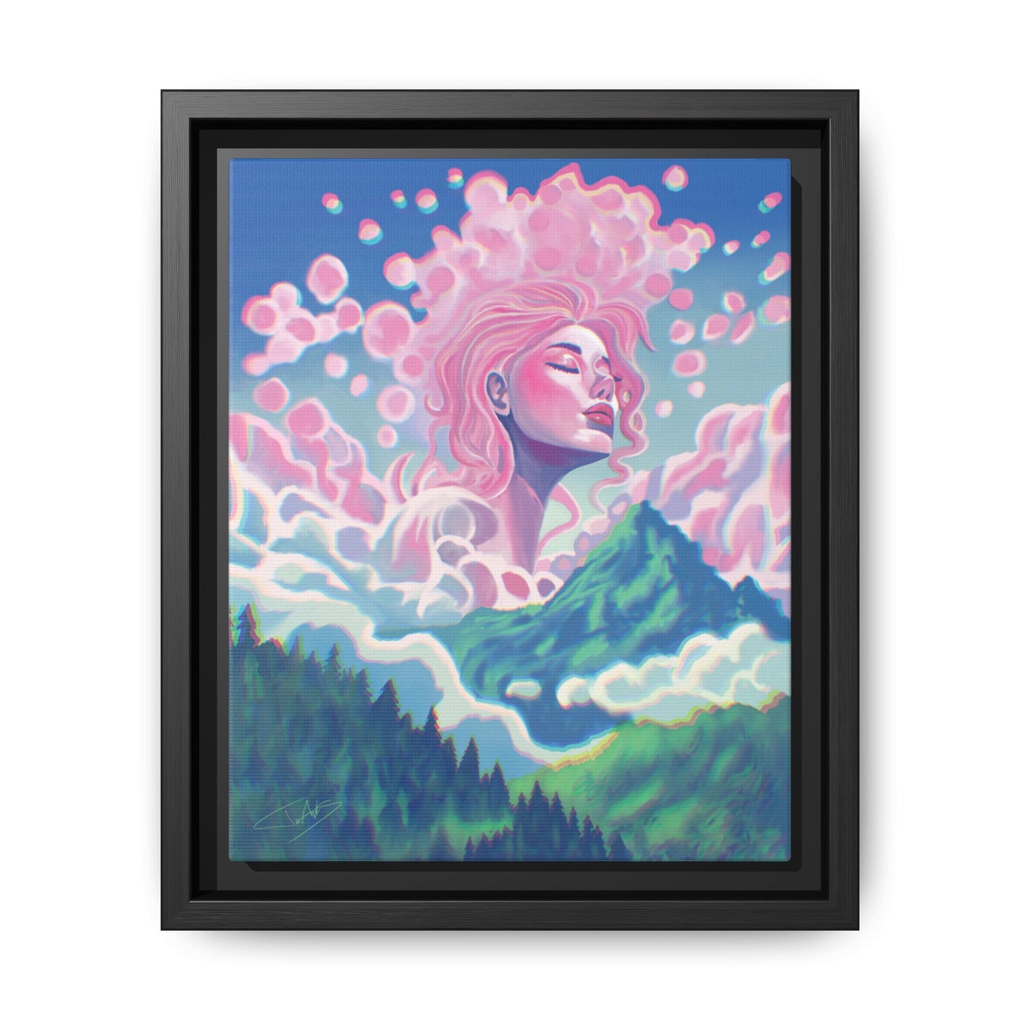 "Dawn" Framed canvas