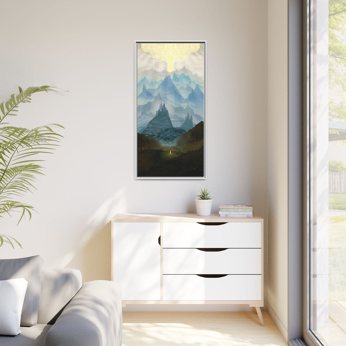 "Lands Between" Framed canvas
