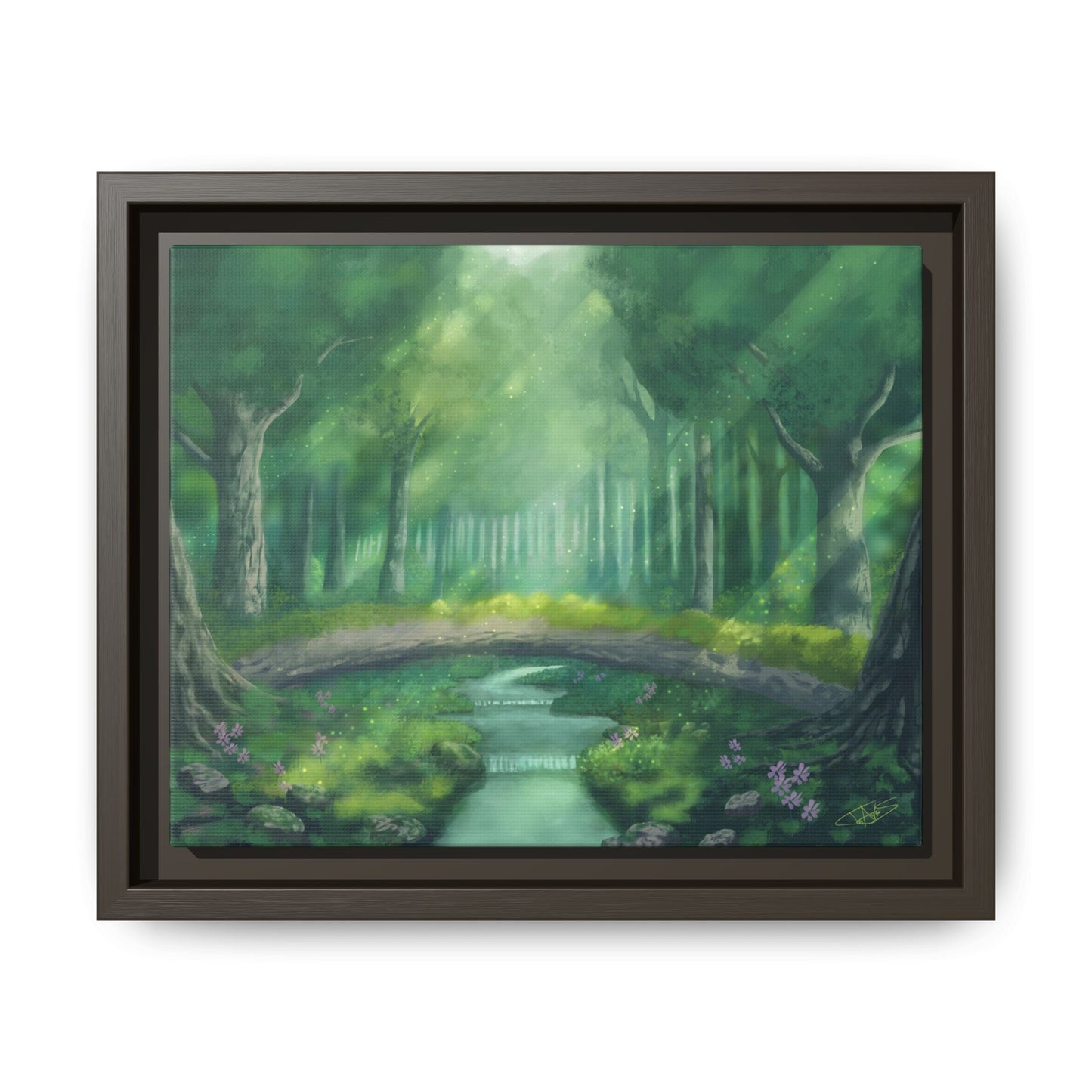 "Lost Woods" Framed canvas