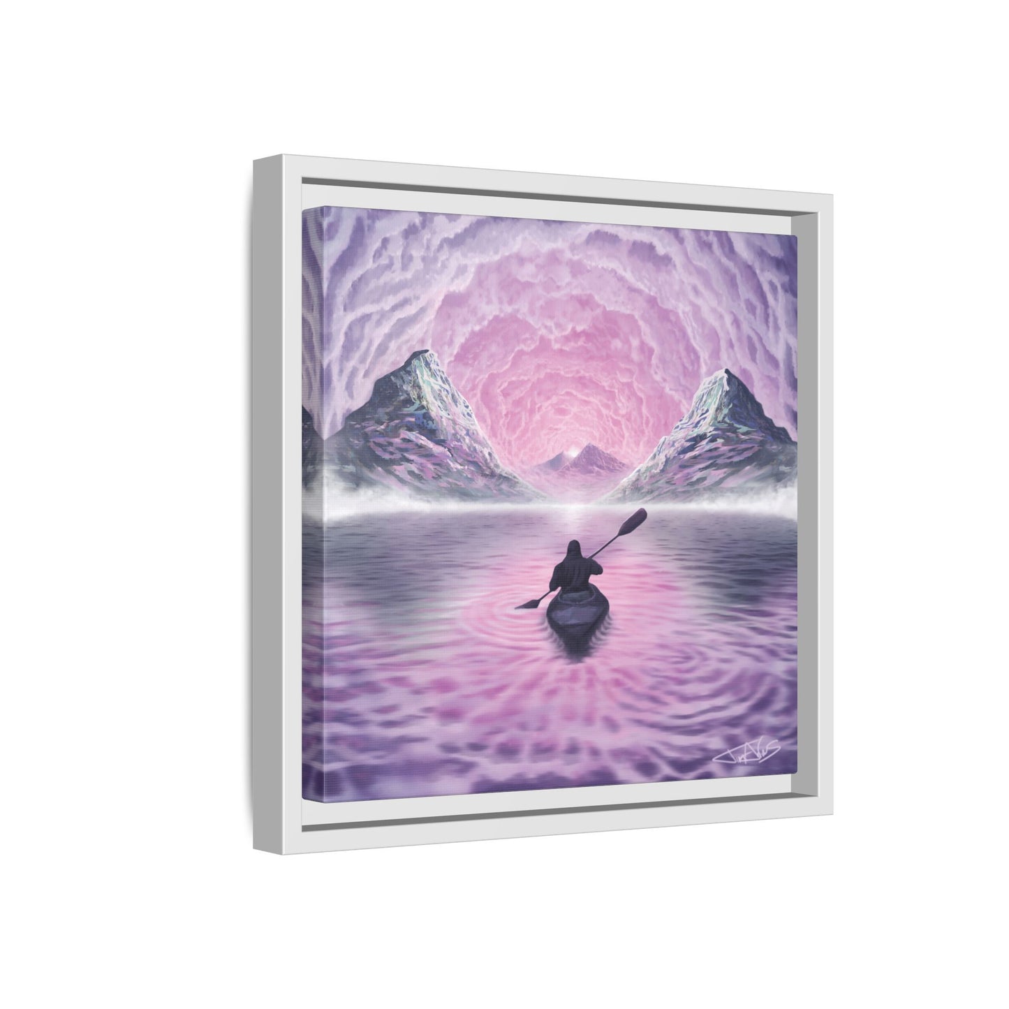 "Still Afloat" Framed canvas print