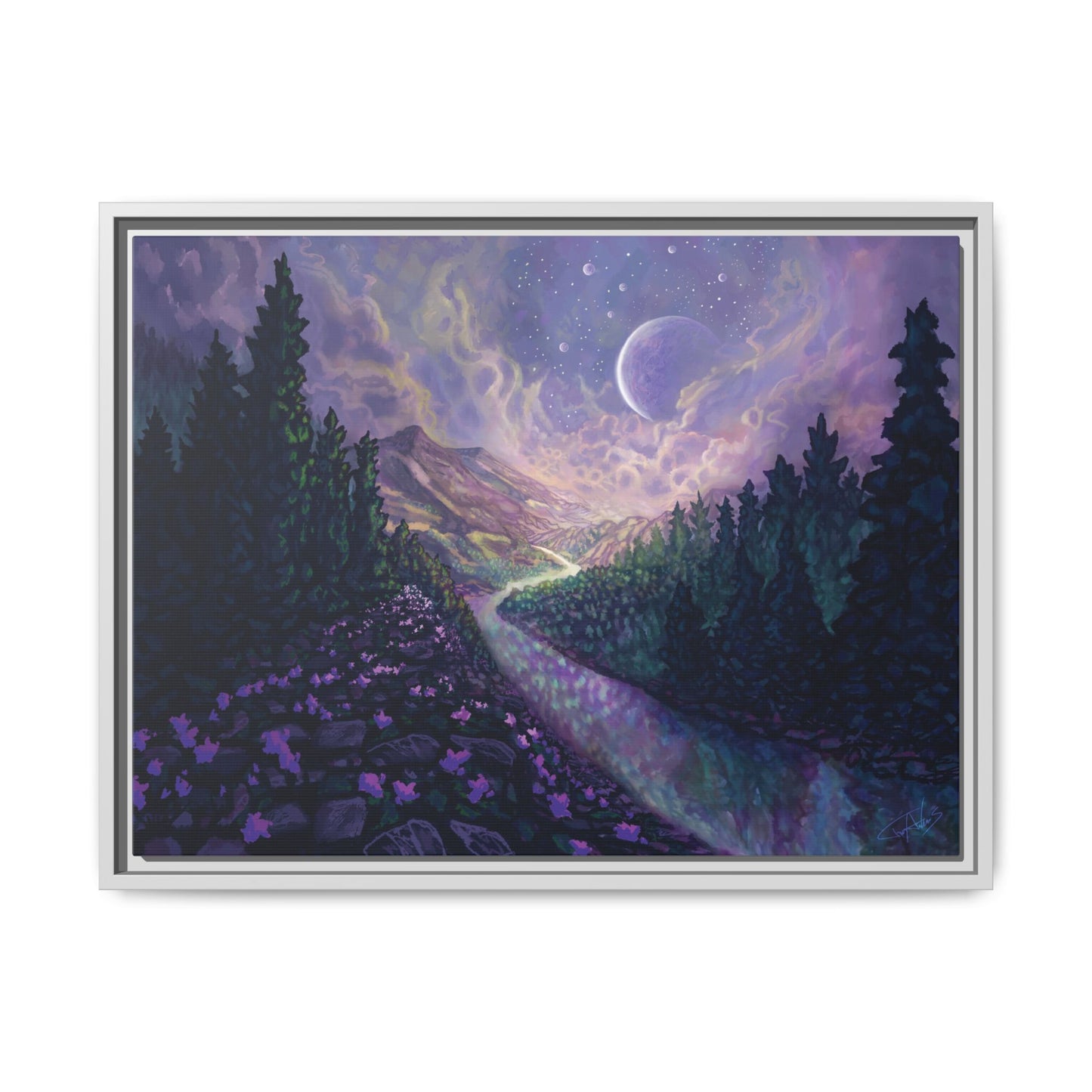 "Stella Nox" Framed canvas