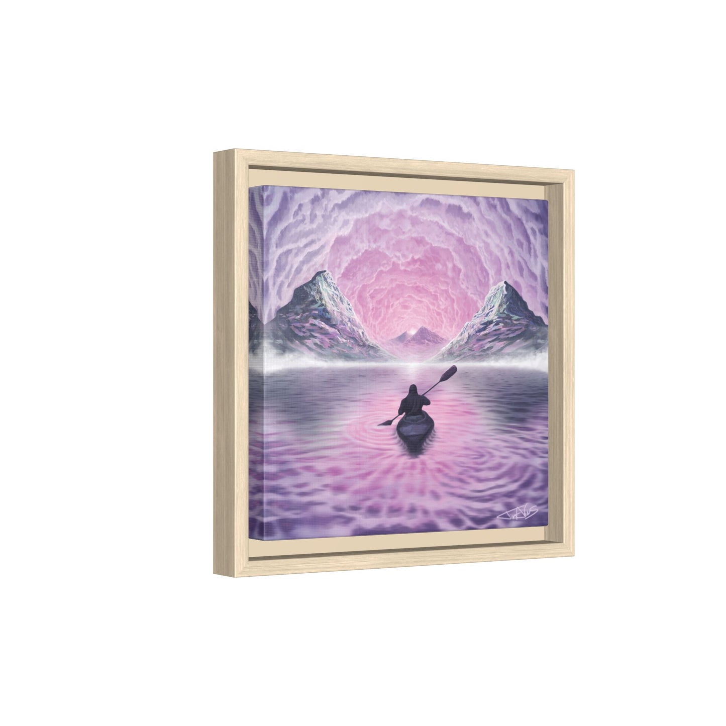 "Still Afloat" Framed canvas print