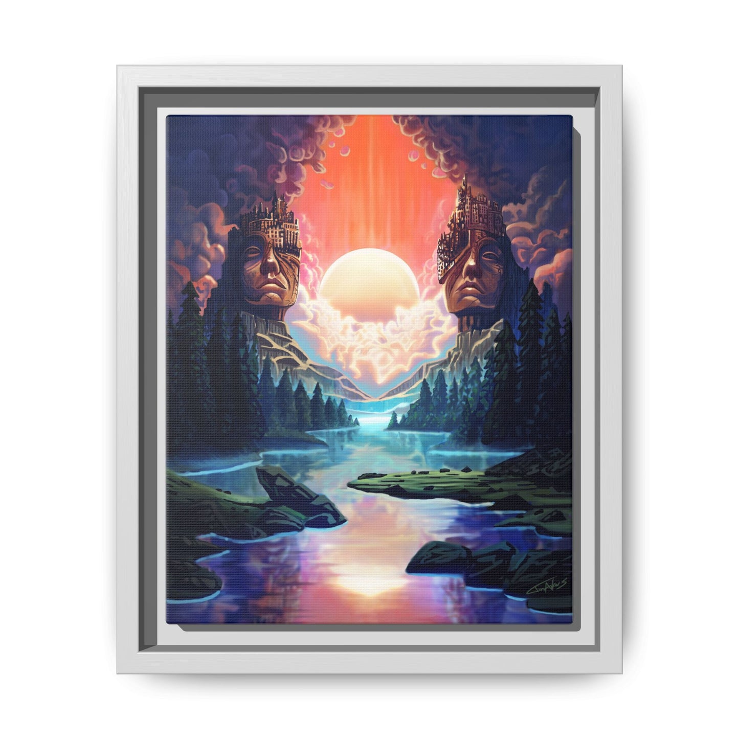 "Our Ruins" Framed canvas