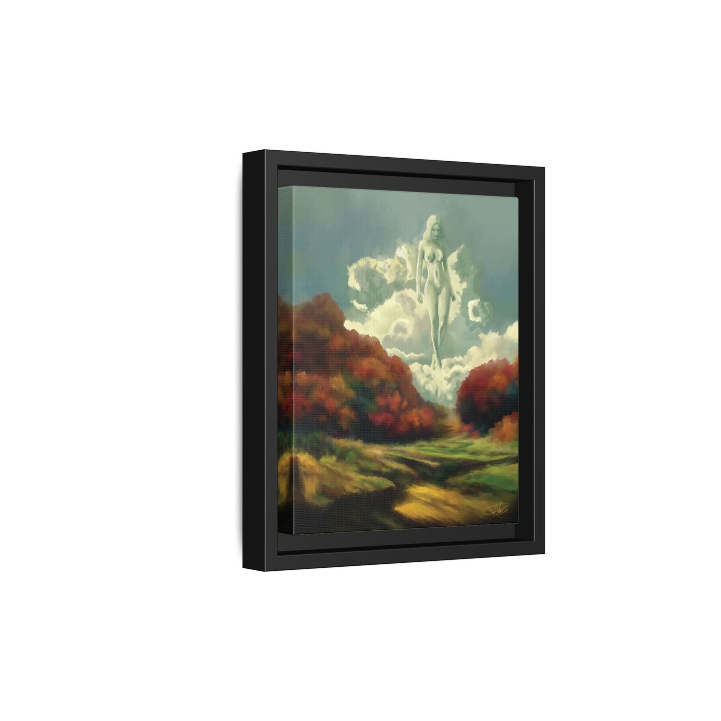 "Nephology" Framed canvas