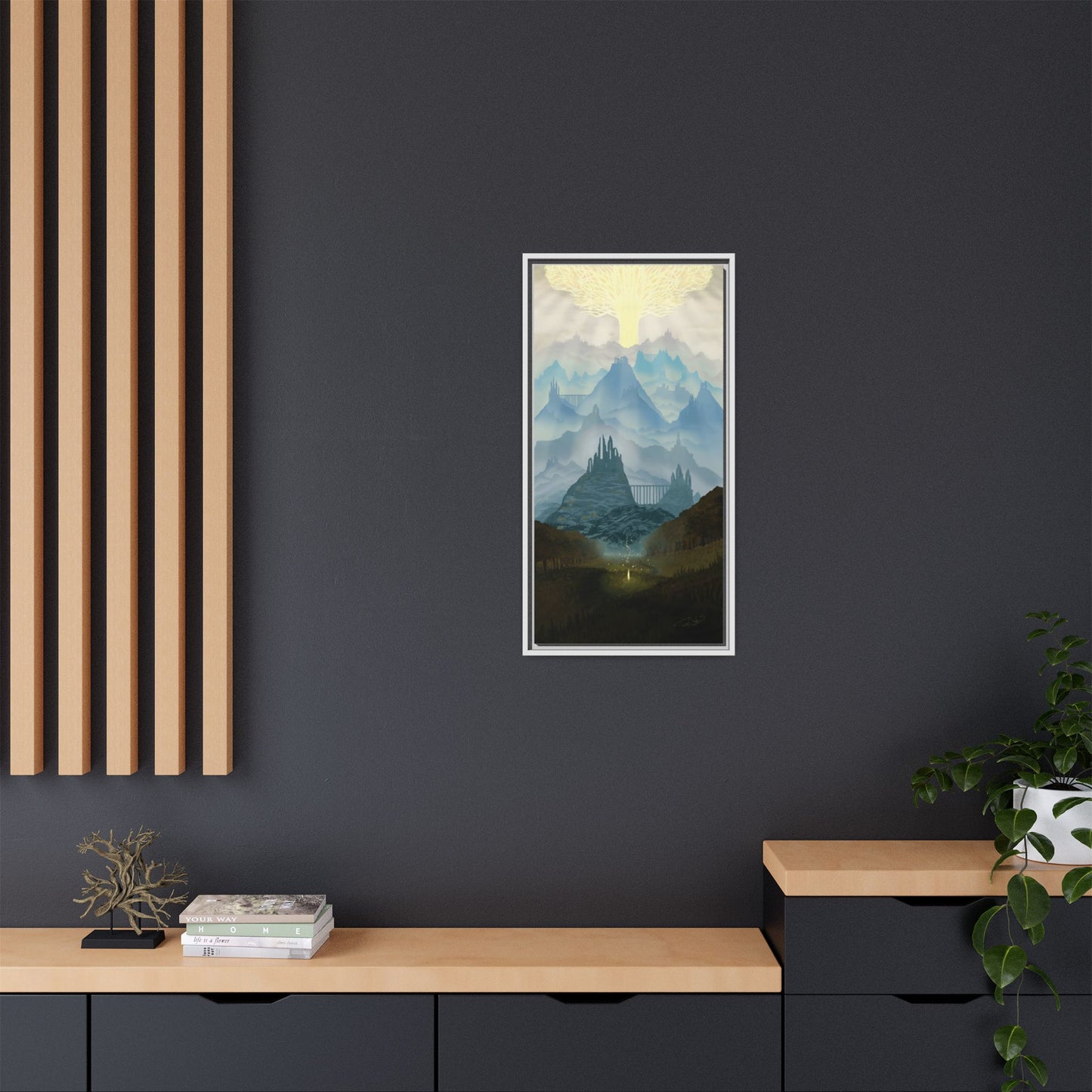 "Lands Between" Framed canvas