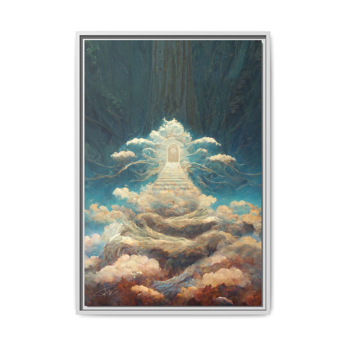 "Stairway to Heaven" Framed canvas