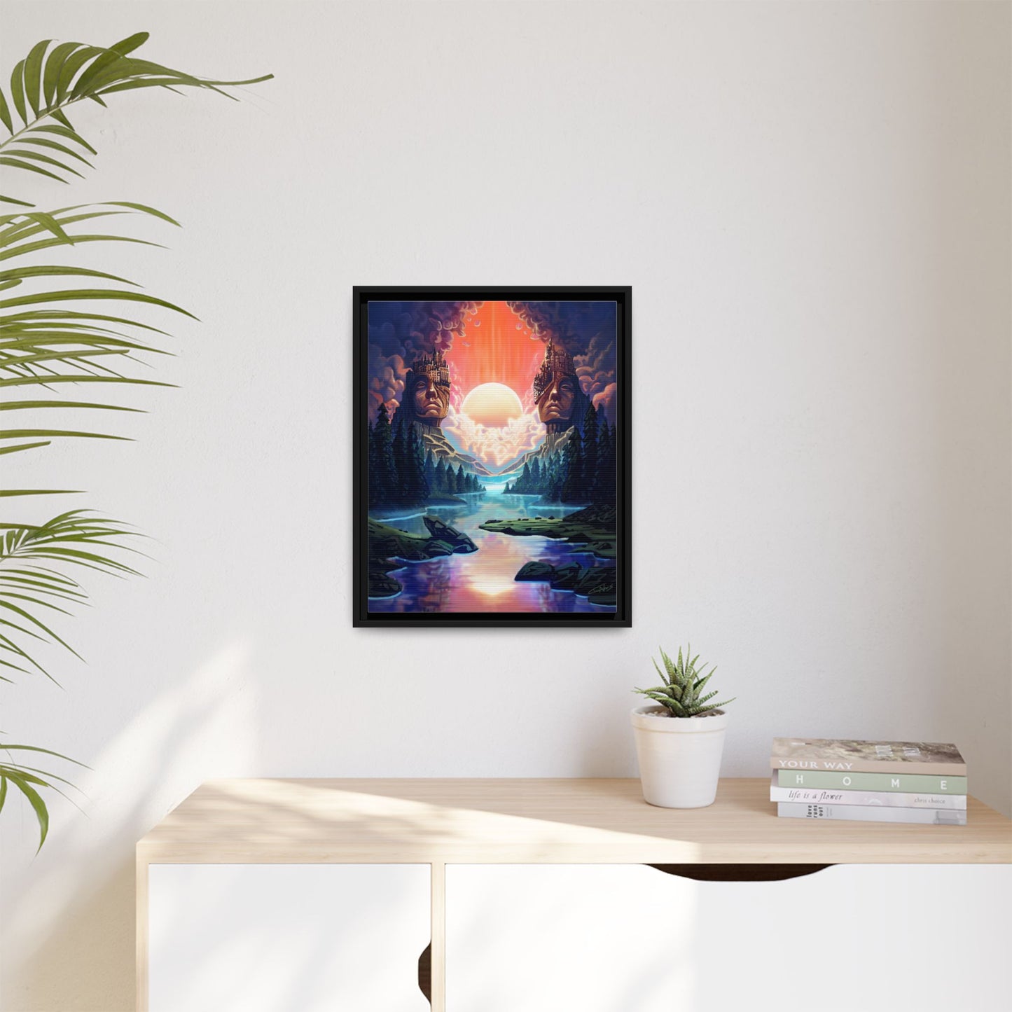 "Our Ruins" Framed canvas
