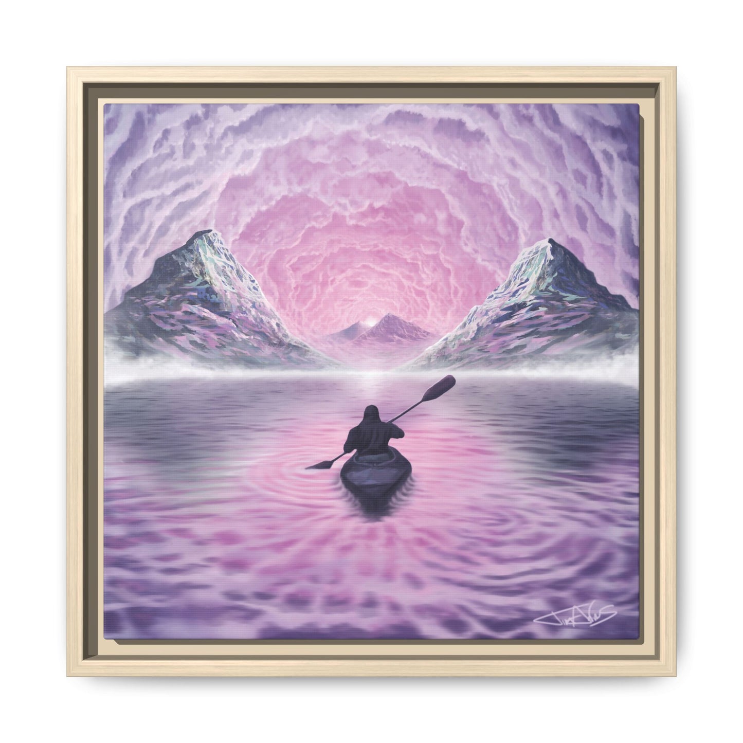 "Still Afloat" Framed canvas print