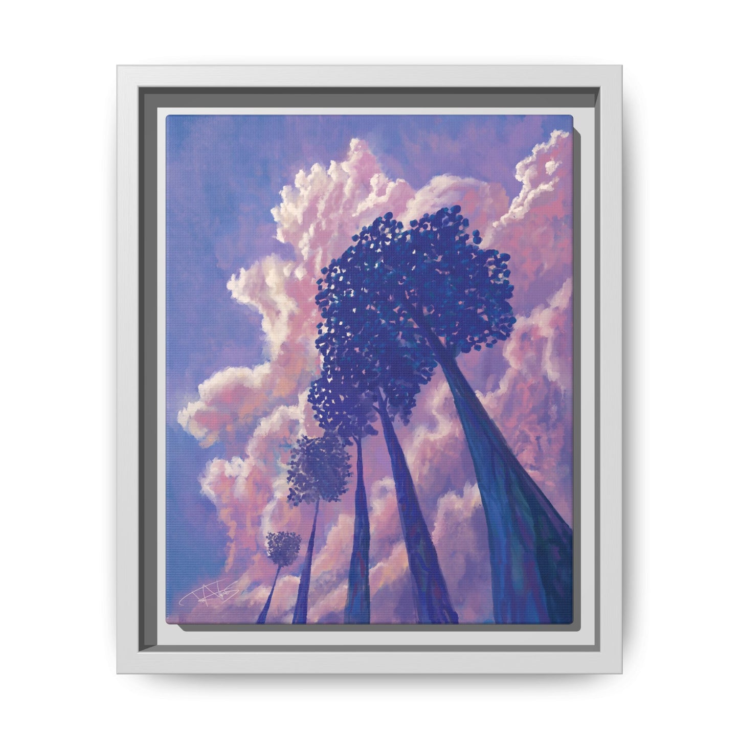 "Skyward" Framed canvas