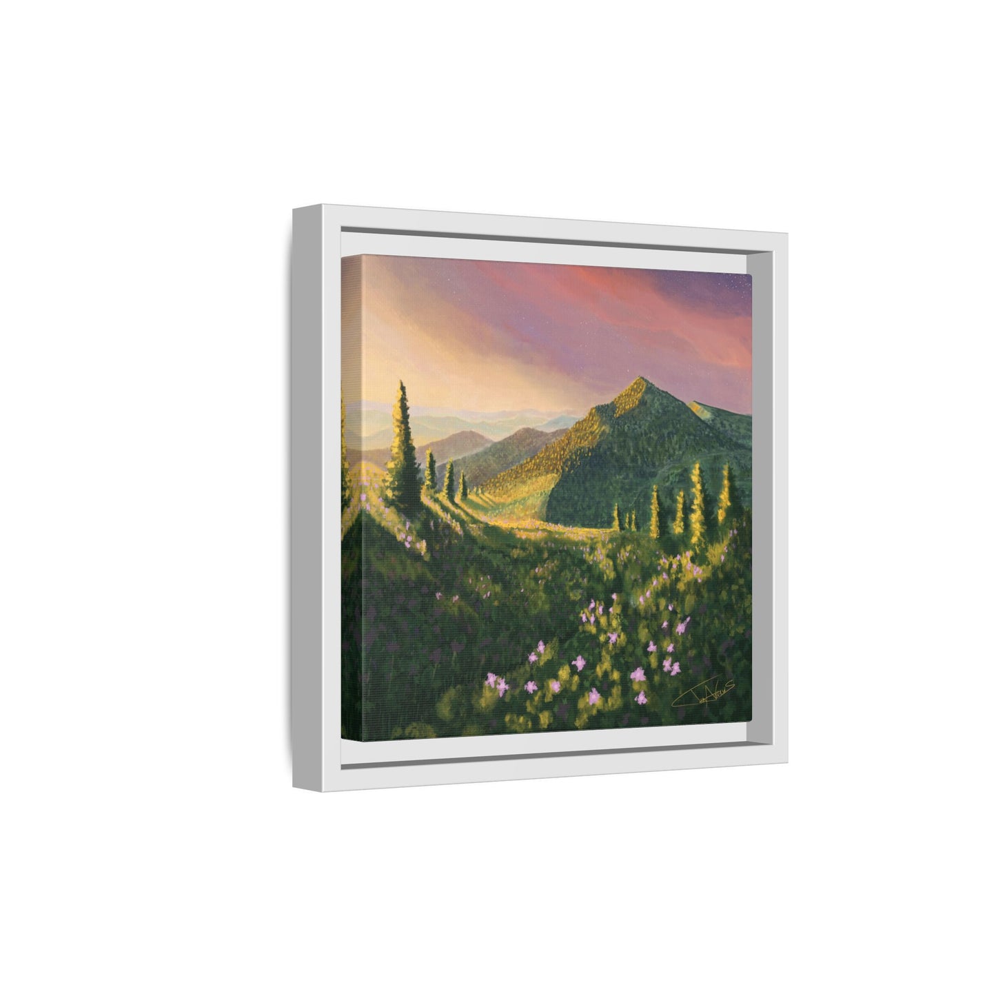 "Path of Light" Framed canvas