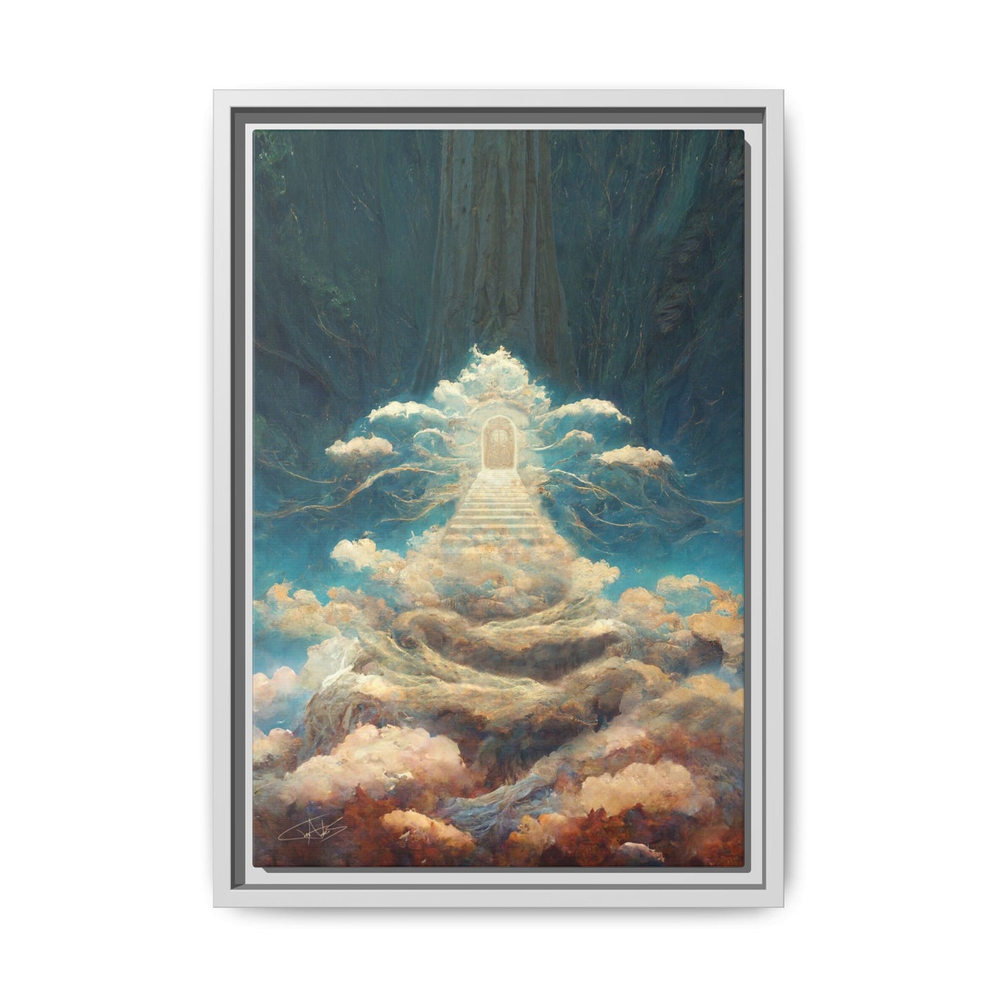"Stairway to Heaven" Framed canvas