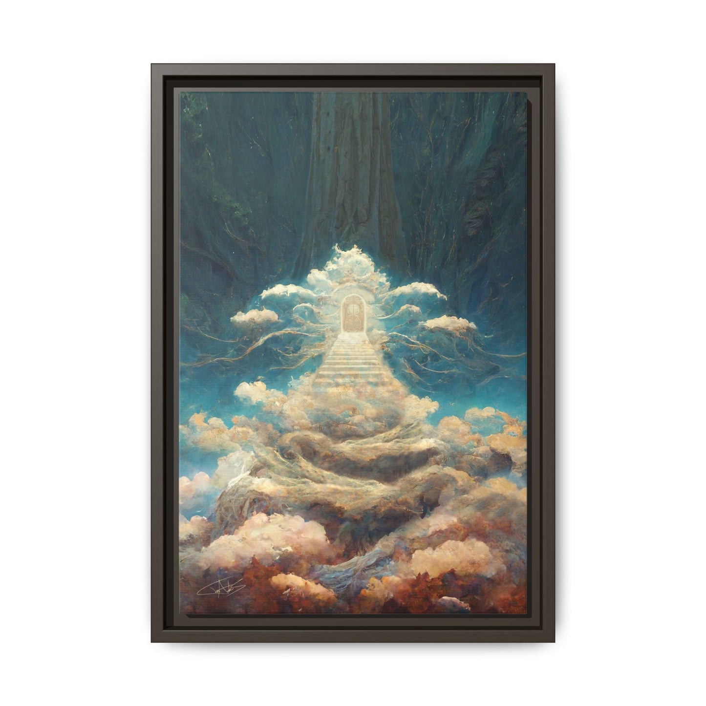 "Stairway to Heaven" Framed canvas