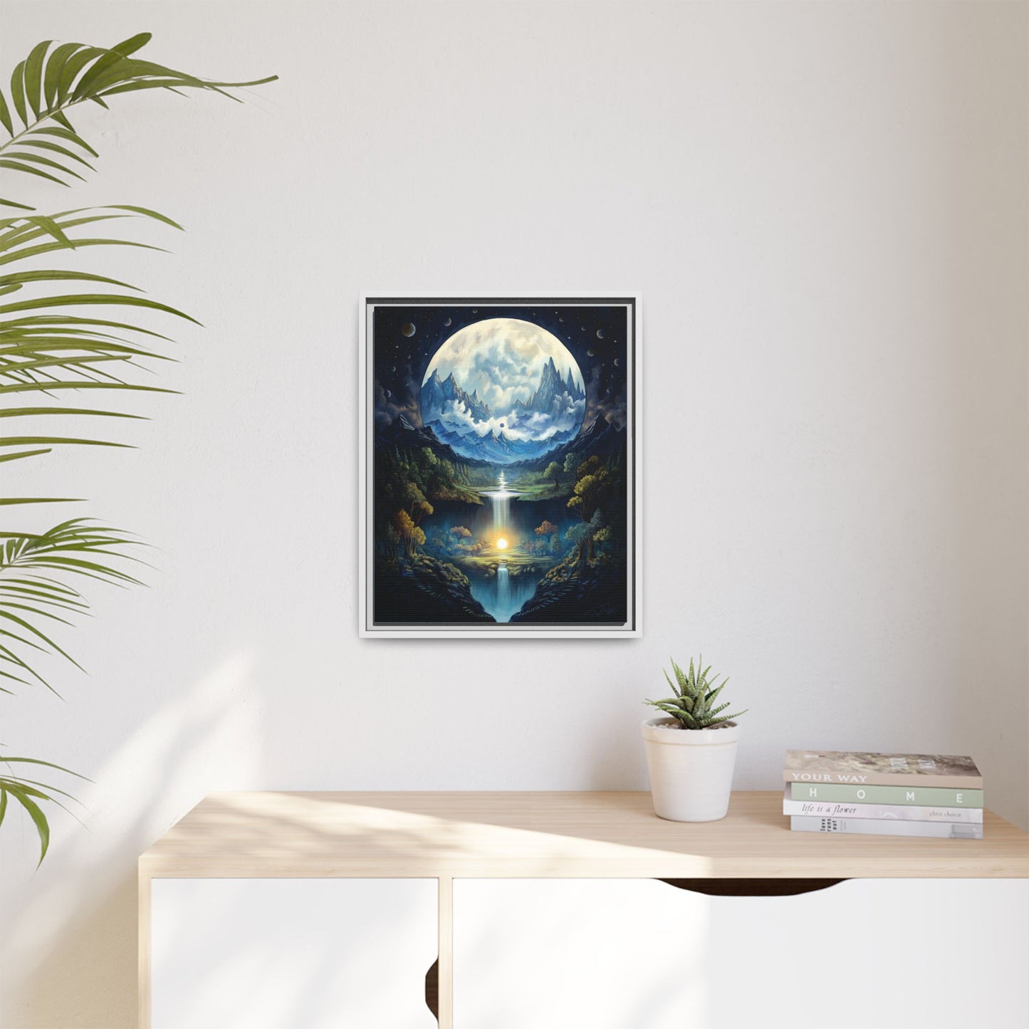 "First Light" Framed canvas