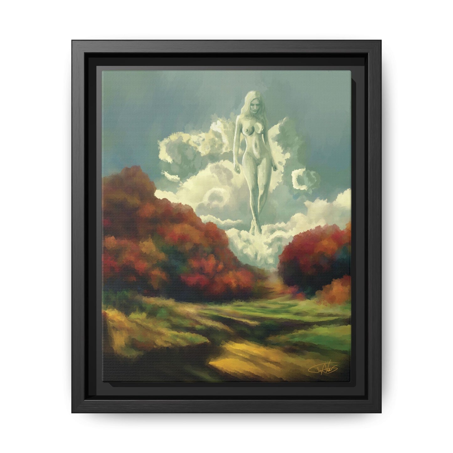 "Nephology" Framed canvas