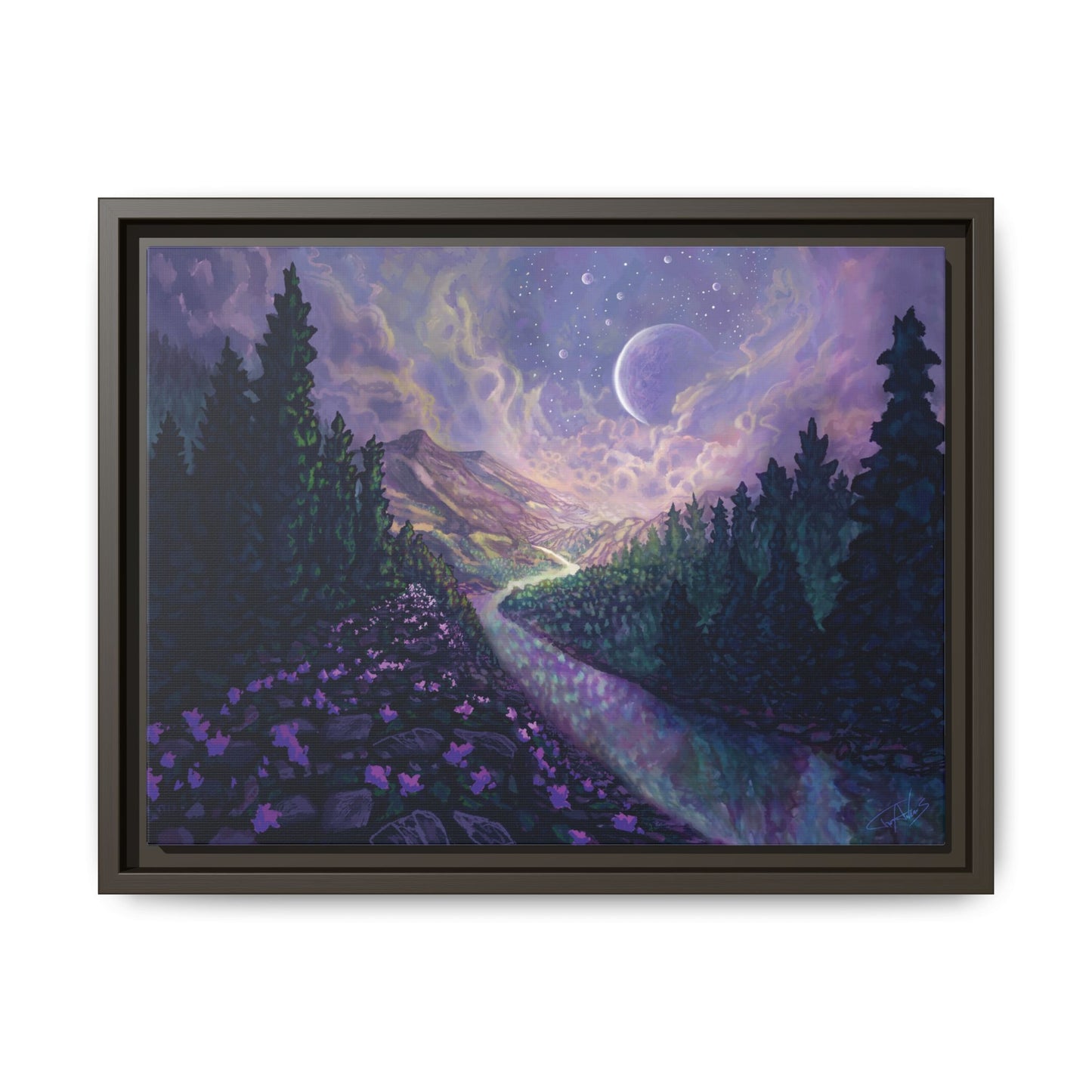 "Stella Nox" Framed canvas