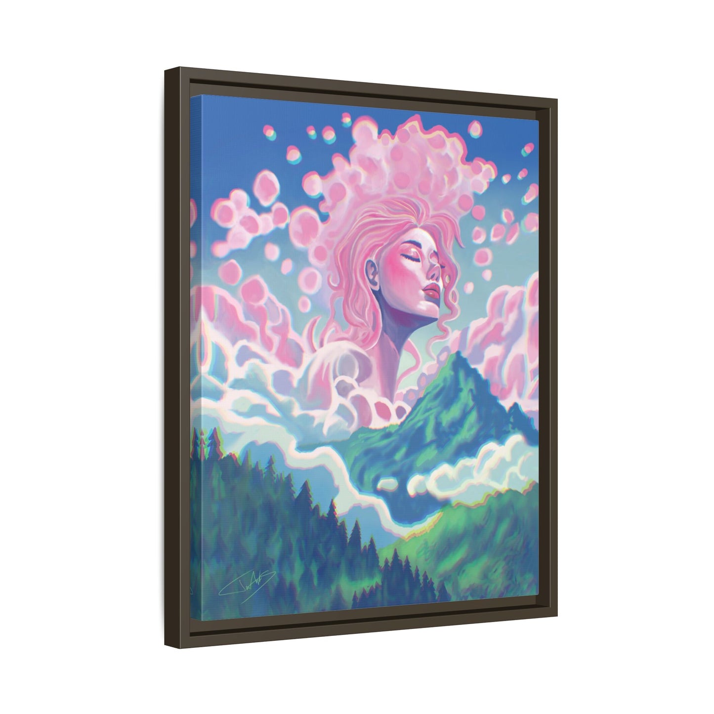 "Dawn" Framed canvas