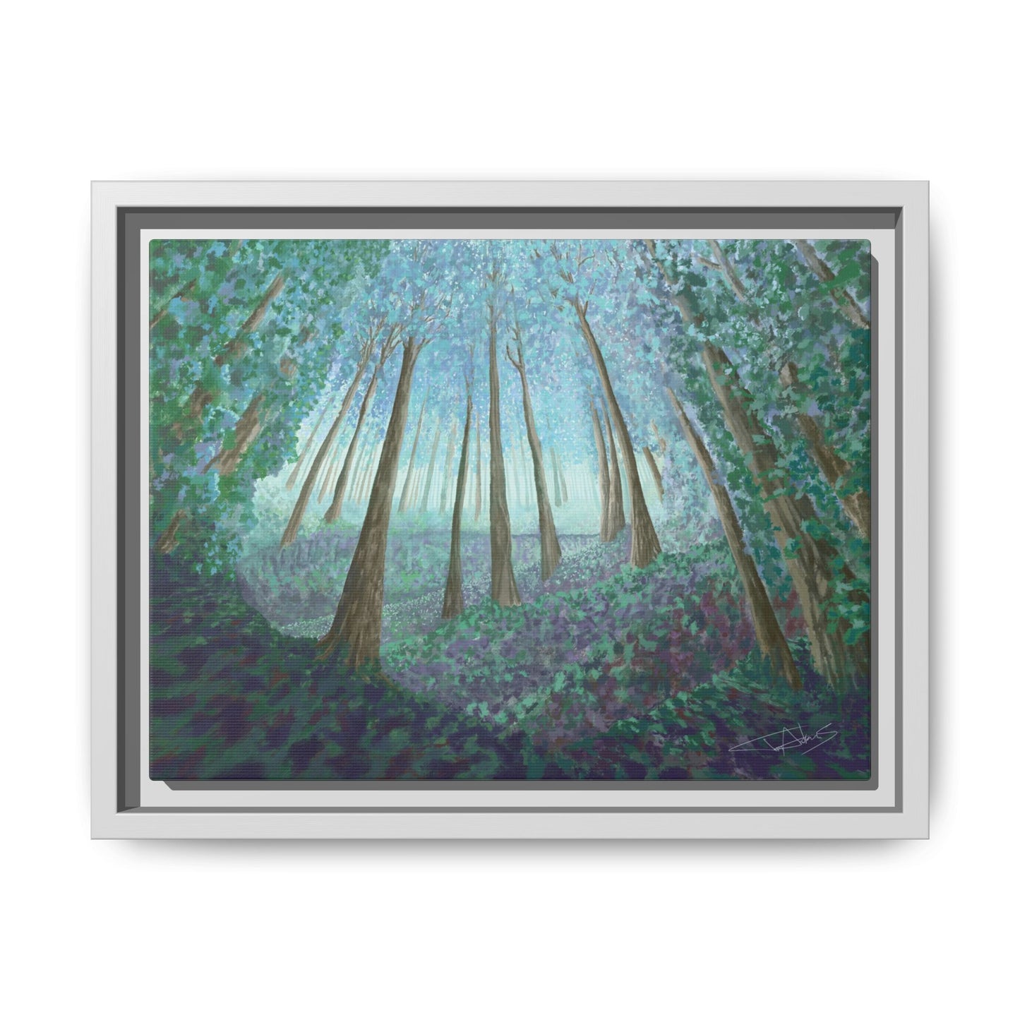 "Cathedral of Trees" Framed canvas