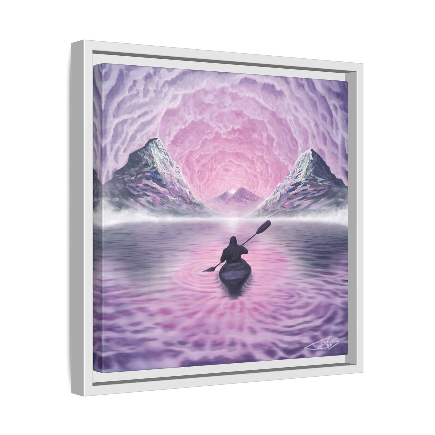 "Still Afloat" Framed canvas print