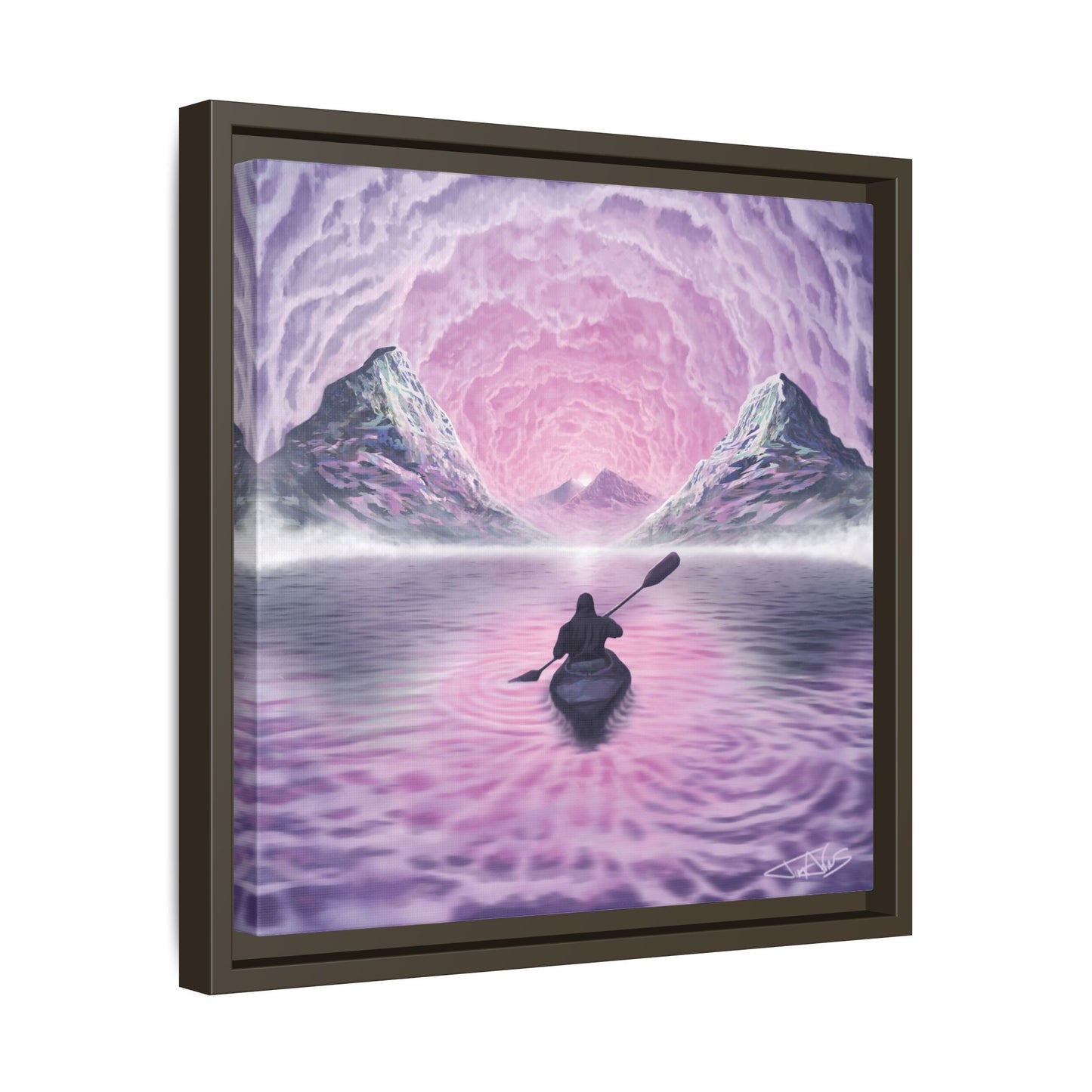 "Still Afloat" Framed canvas print
