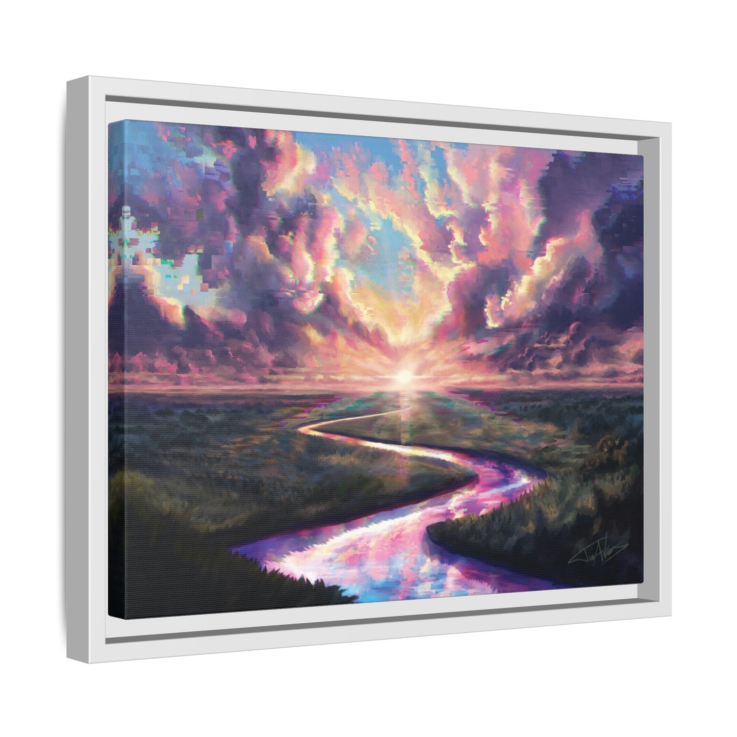 "New Horizon" Framed canvas