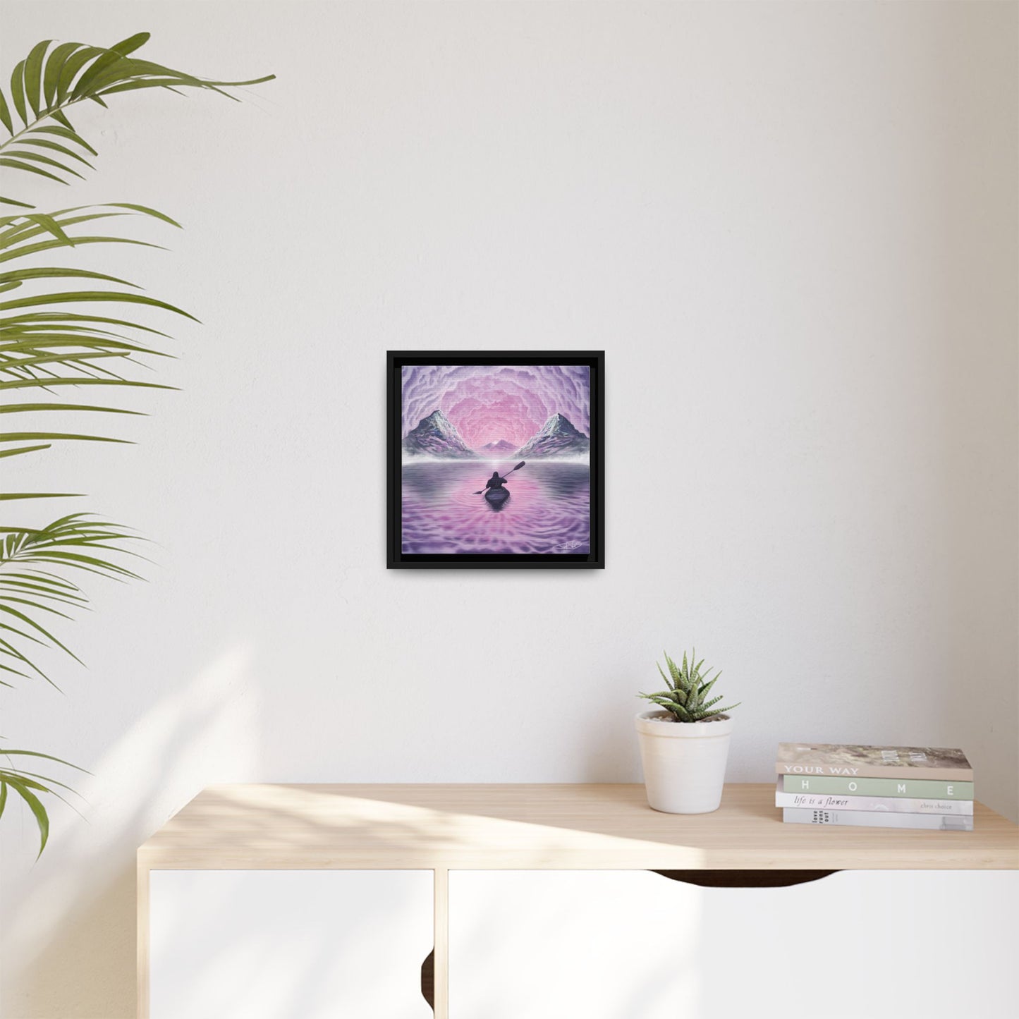 "Still Afloat" Framed canvas print