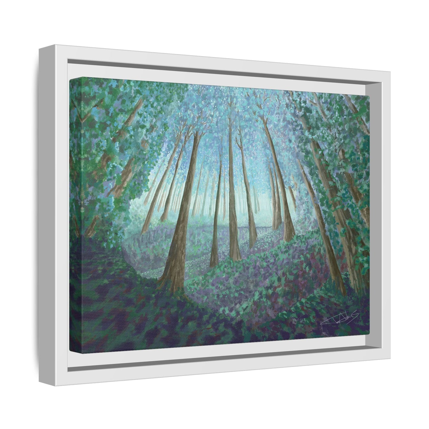 "Cathedral of Trees" Framed canvas