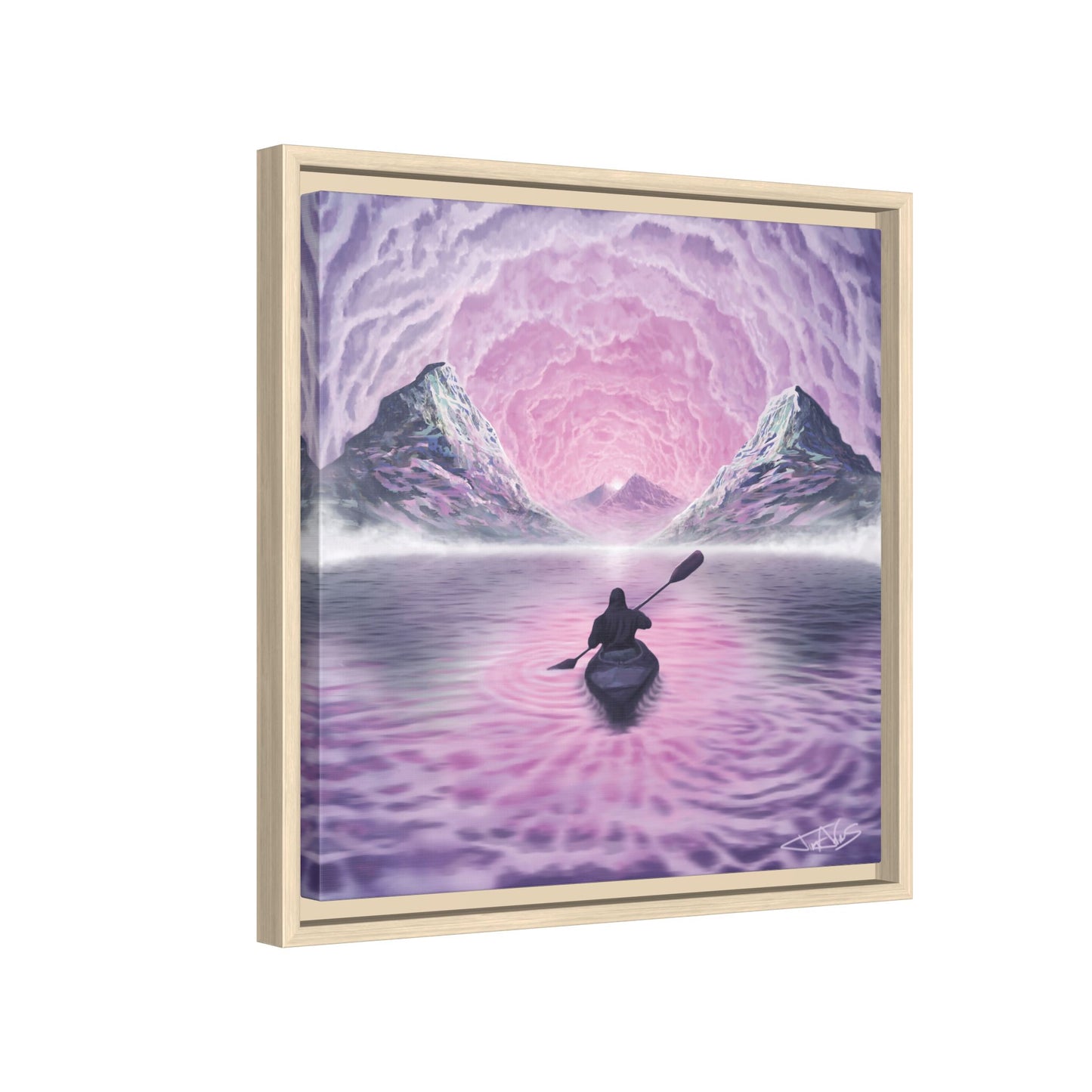 "Still Afloat" Framed canvas print