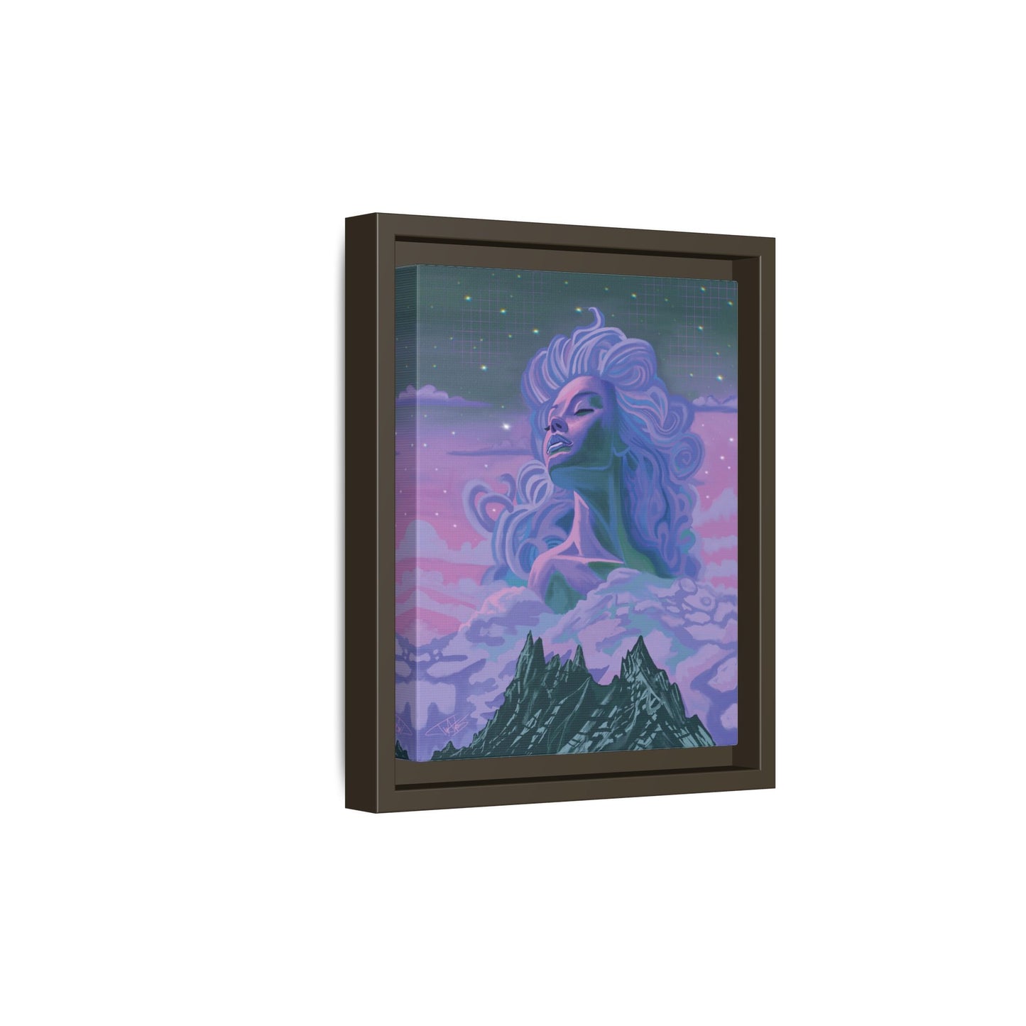 "Nightfall" Framed canvas