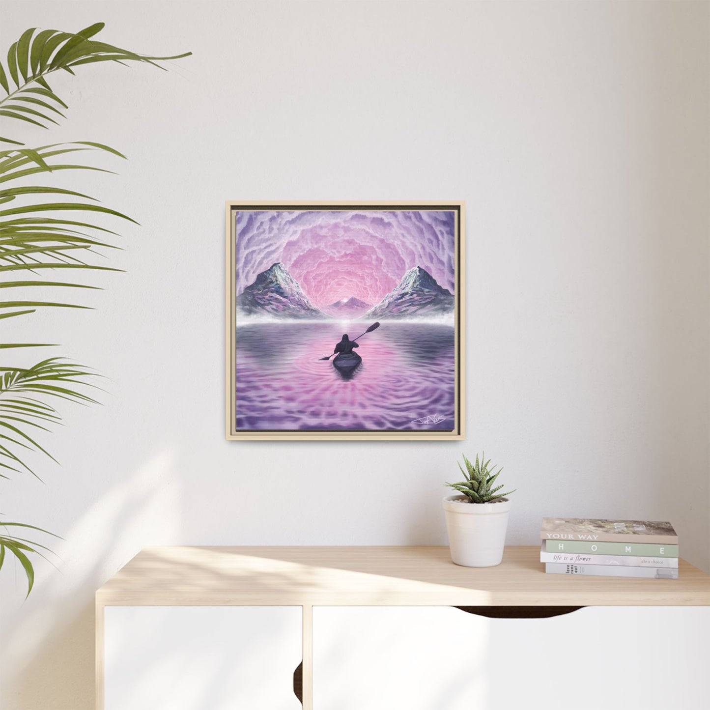 "Still Afloat" Framed canvas print