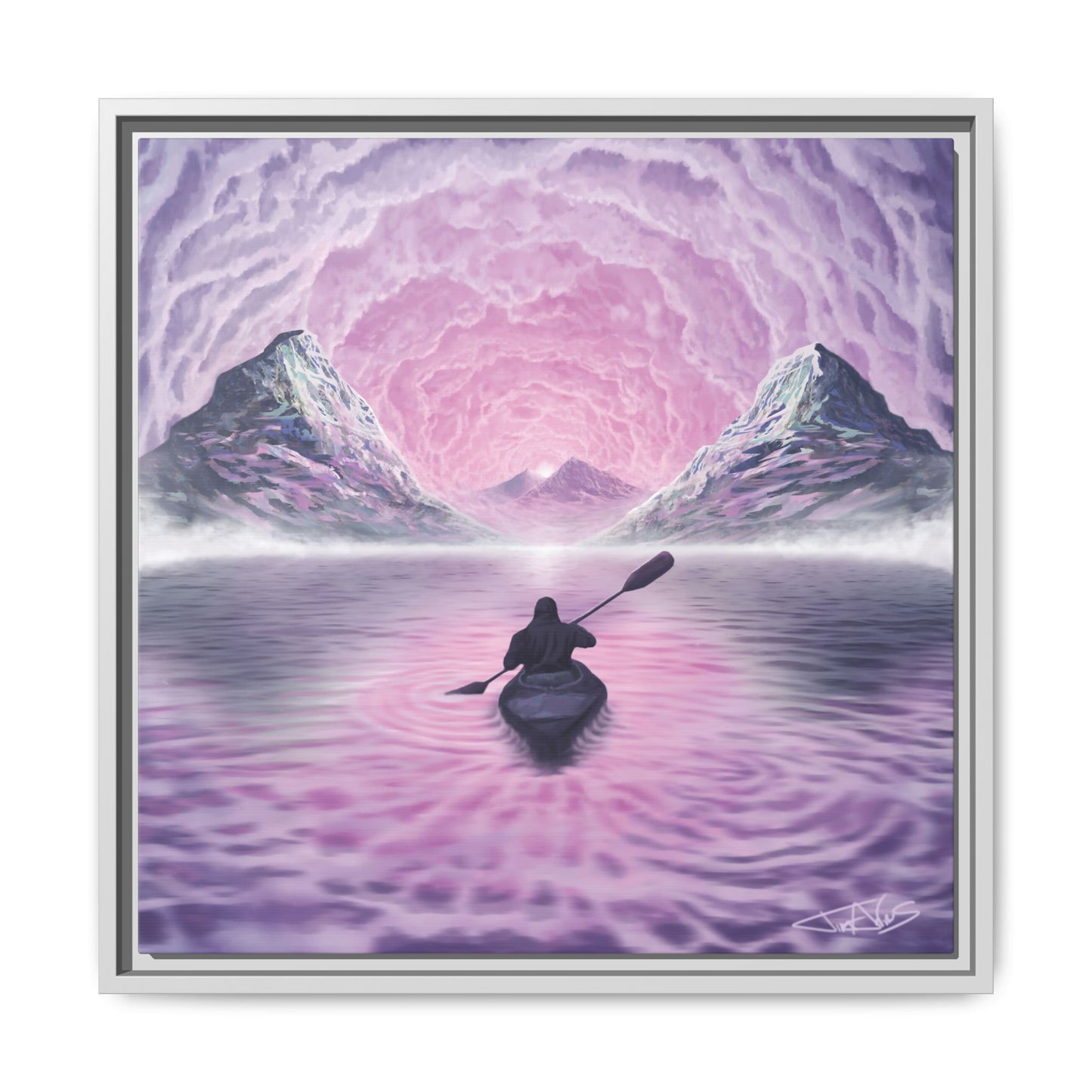 "Still Afloat" Framed canvas print