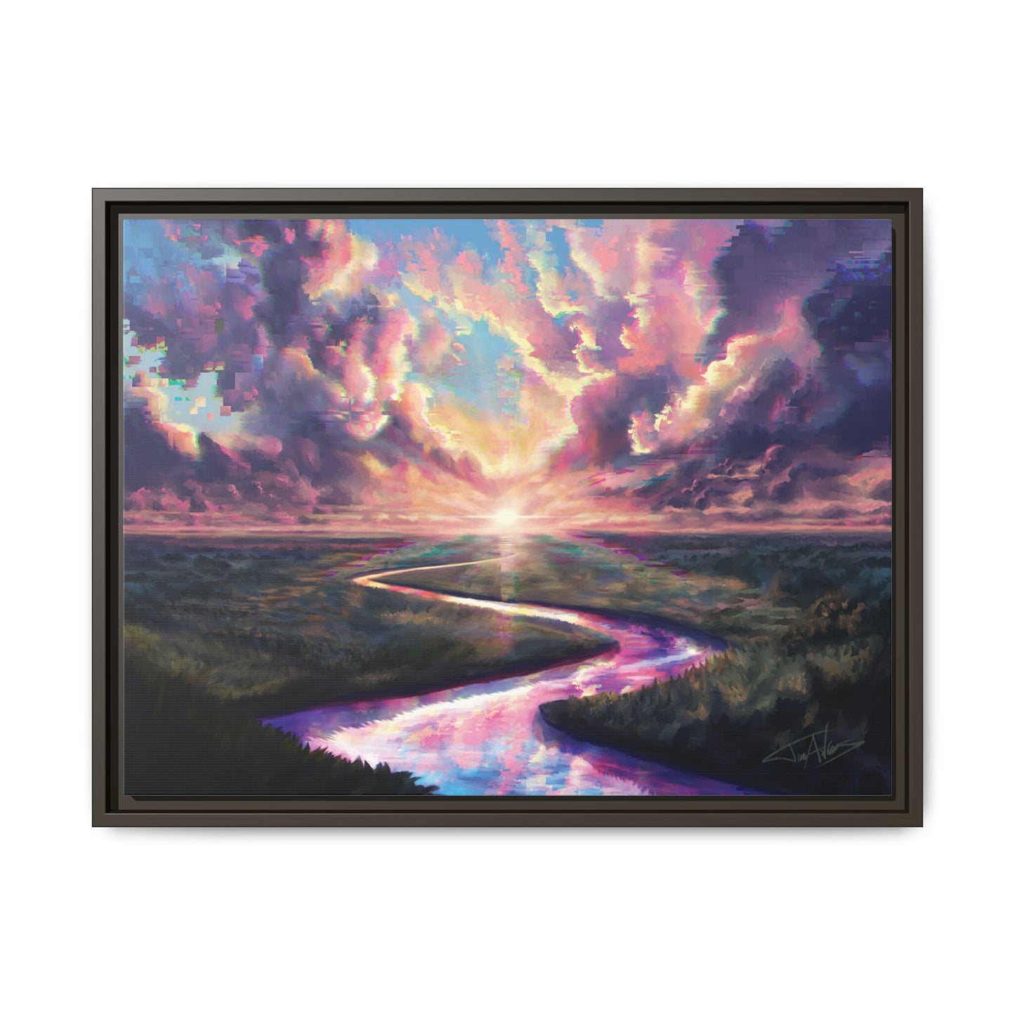 "New Horizon" Framed canvas