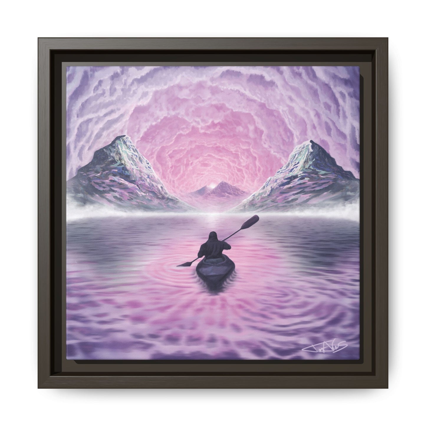 "Still Afloat" Framed canvas print
