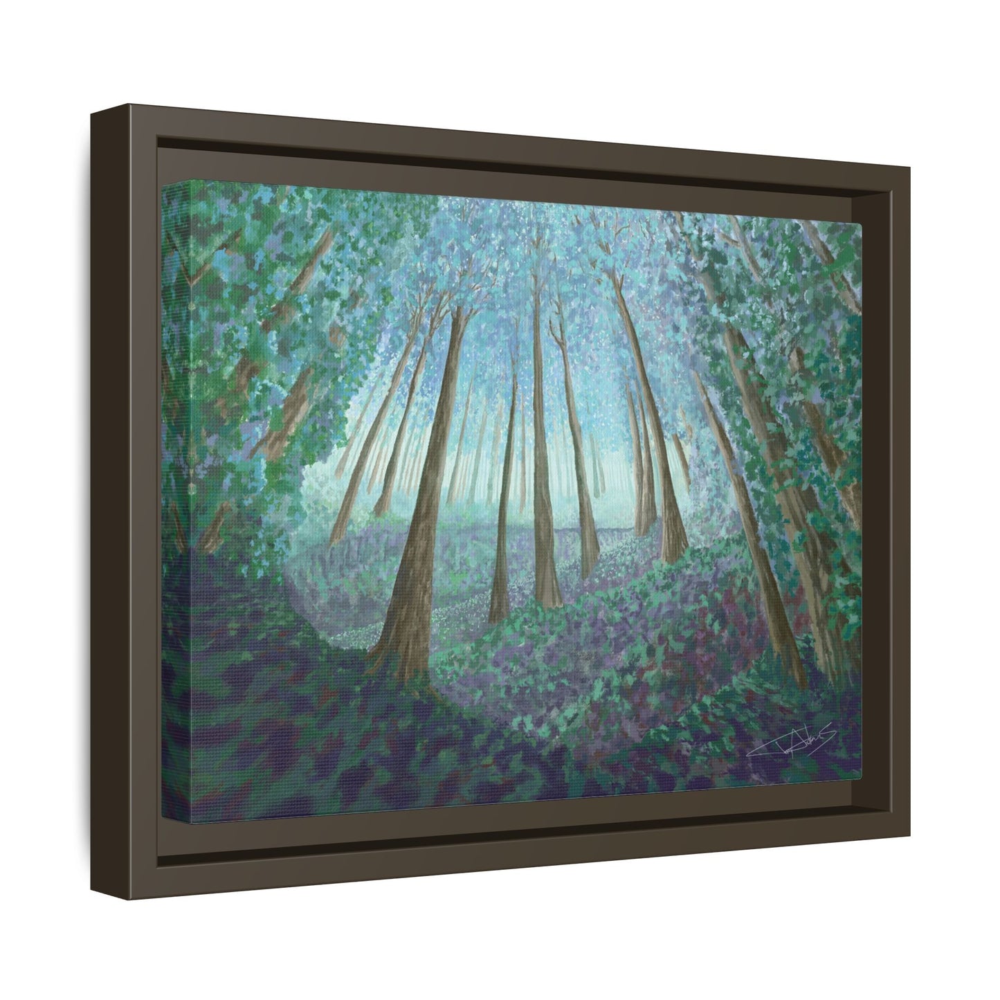 "Cathedral of Trees" Framed canvas