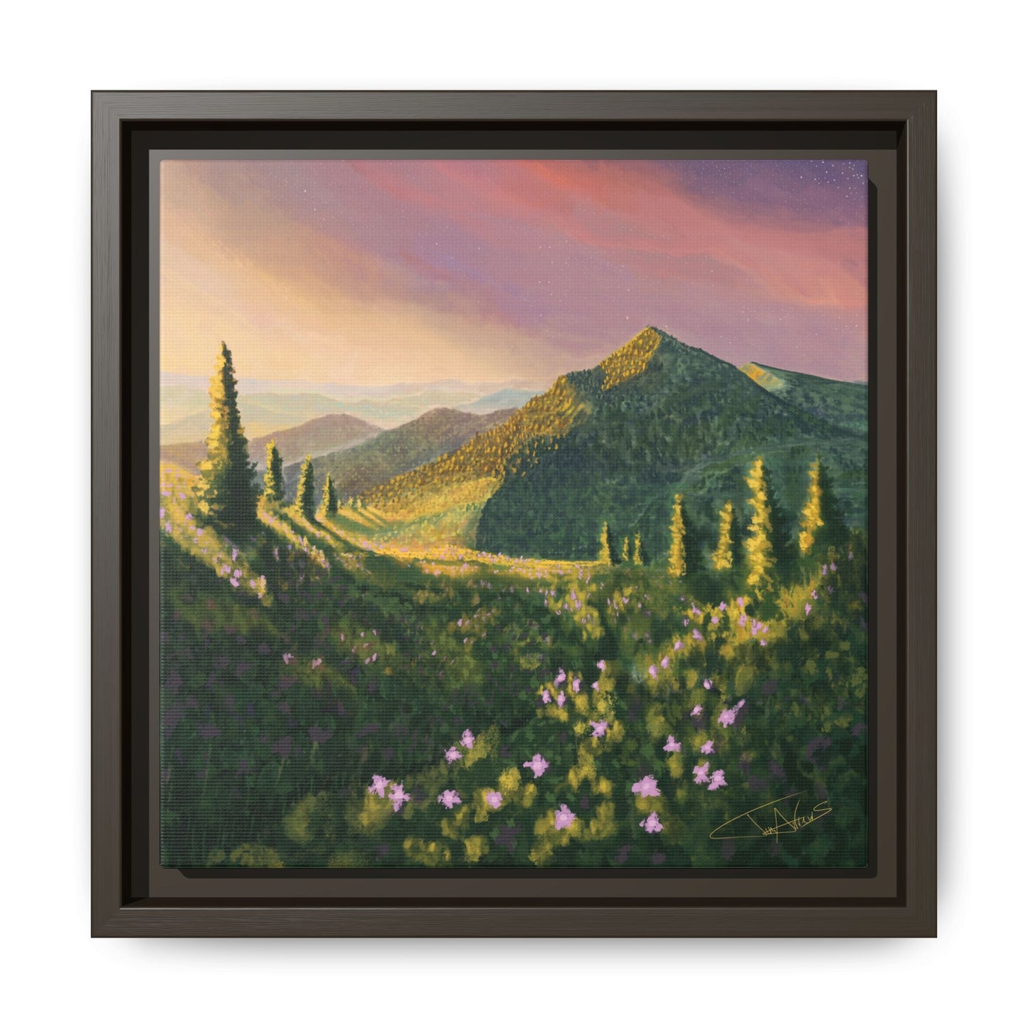 "Path of Light" Framed canvas