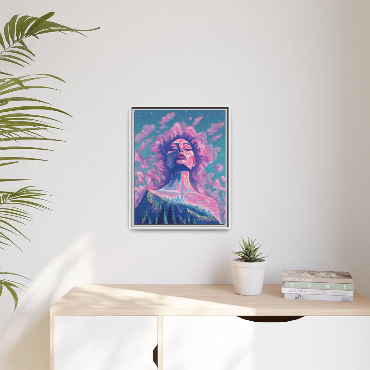 "Dusk" Framed canvas